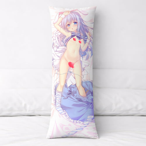 Chino Kafu (White-blue Lolita Ver.) - Anime Pillowcase Fan-Art Edition