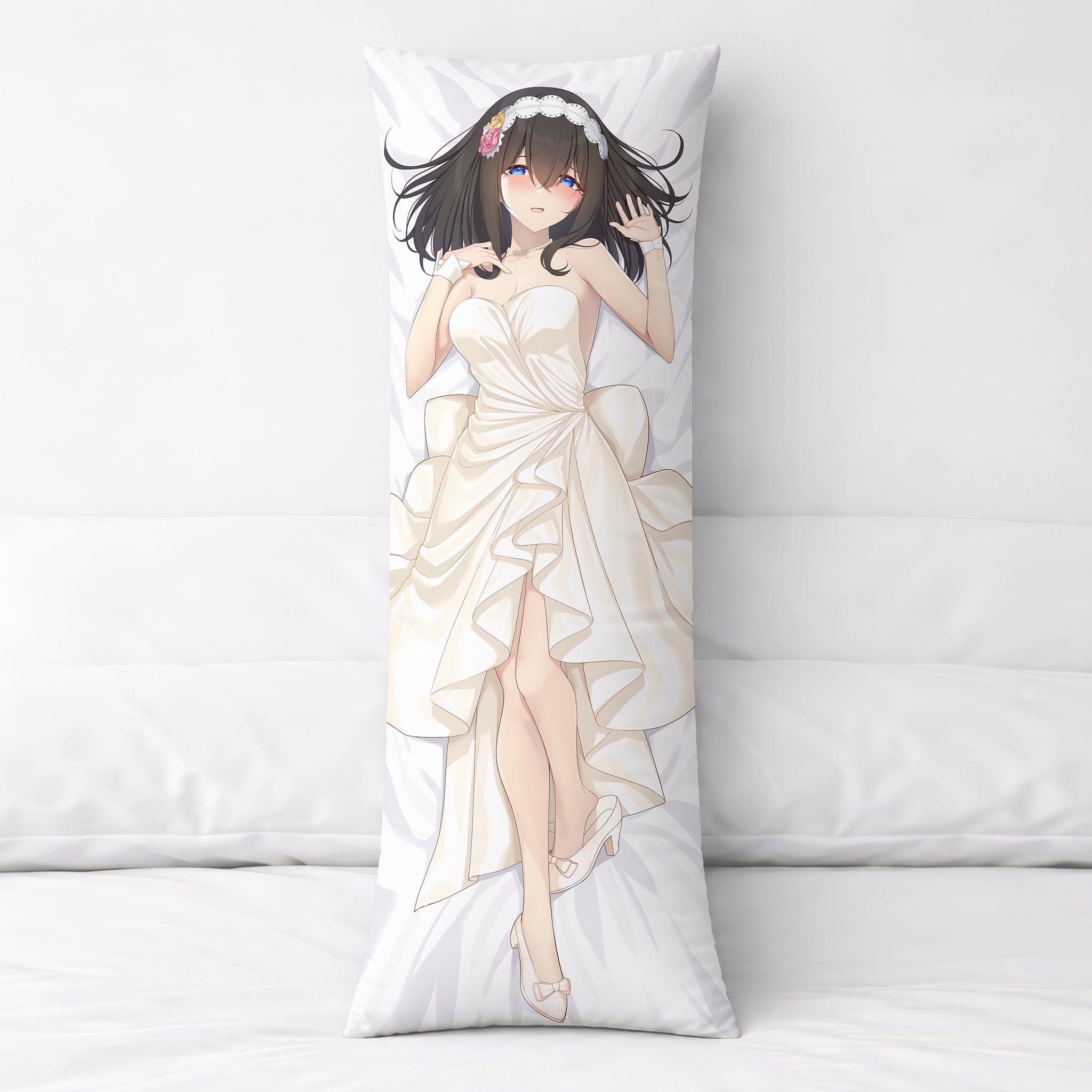 鷺沢文香（ホワイトドレスVer.） - AnimePillowファンアートエディション