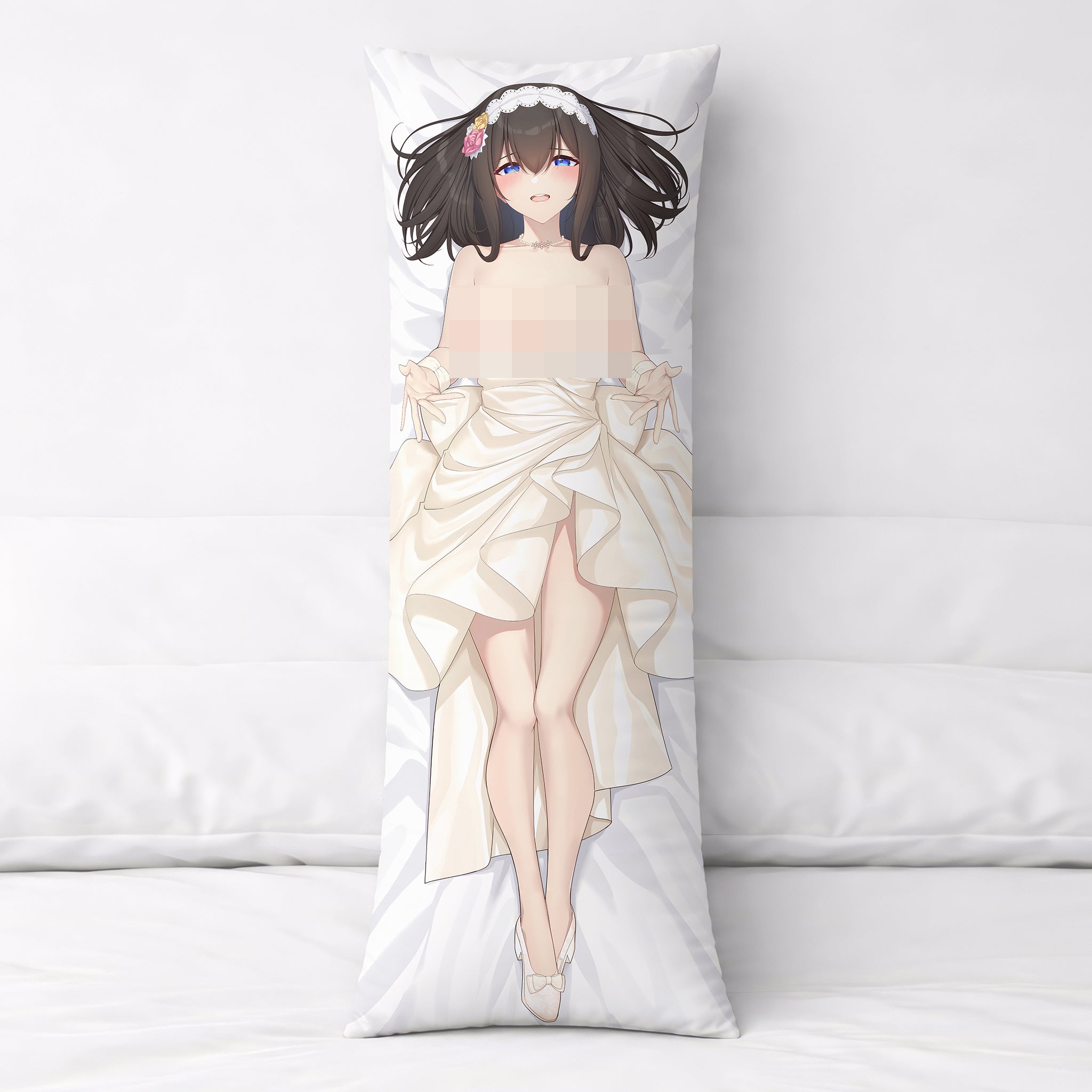 鷺沢文香（ホワイトドレスVer.） - AnimePillowファンアートエディション