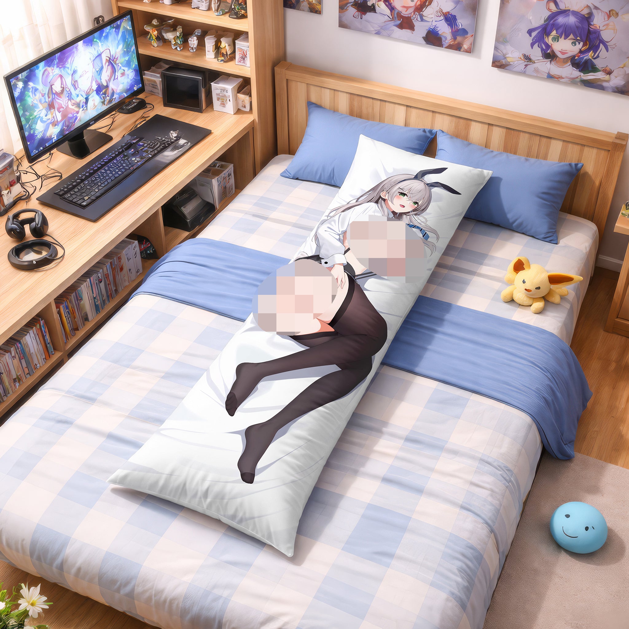 Noel Shirogane (Bunny Ver.) - AnimePillow Fan-Art Edition