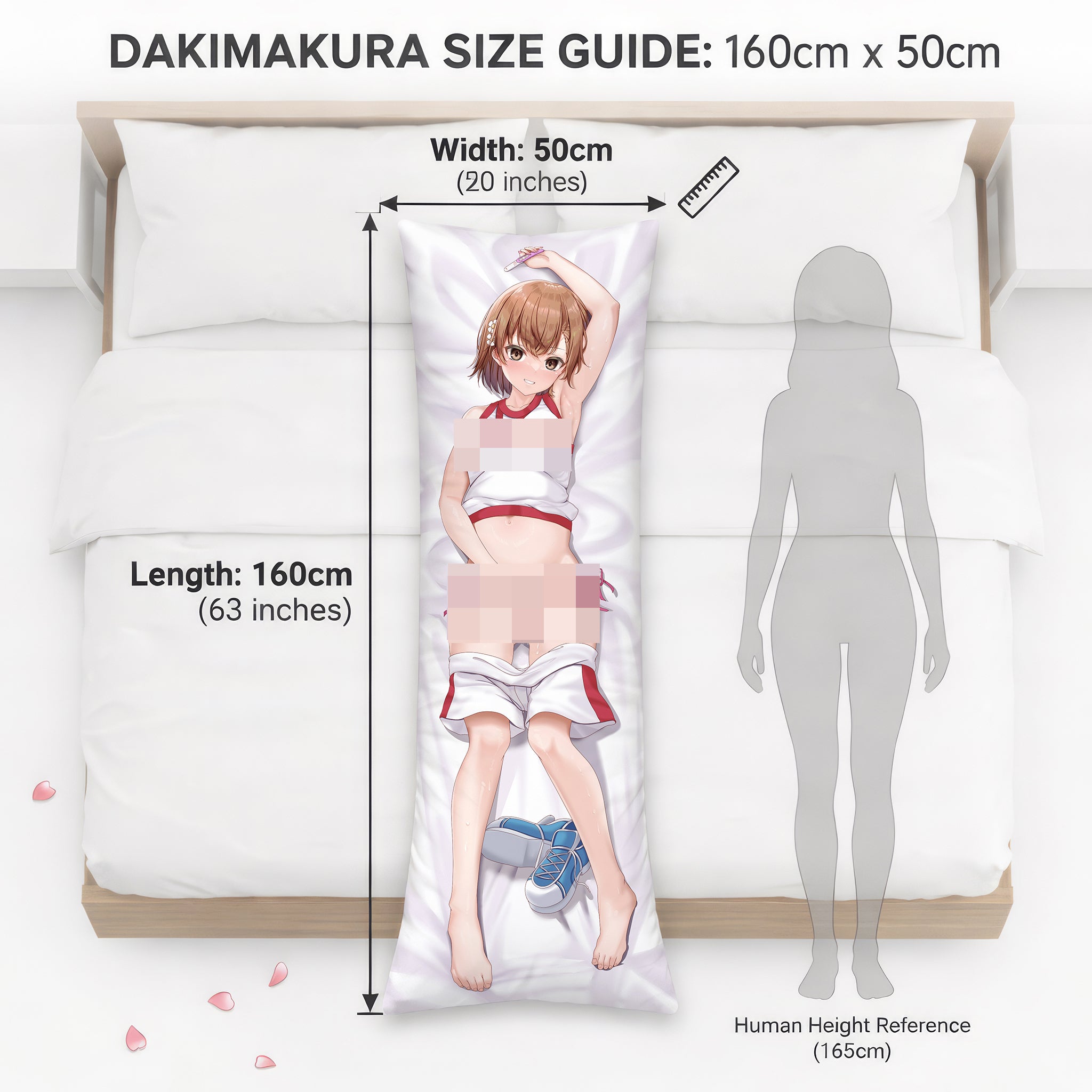 Misaka Mikoto (Ver. Ropa deportiva) - Edición Fan-Art de AnimePillow