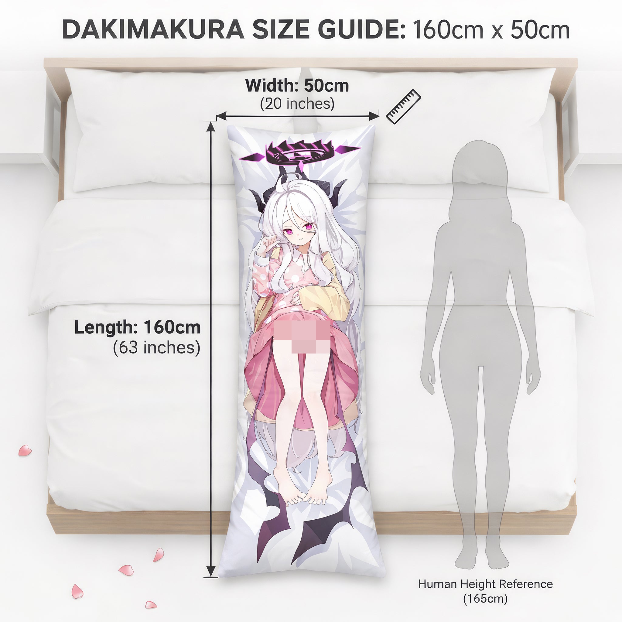 Hina Sorasaki (Daily White Dot Pink Dress) - AnimePillow Fan-Art Edition