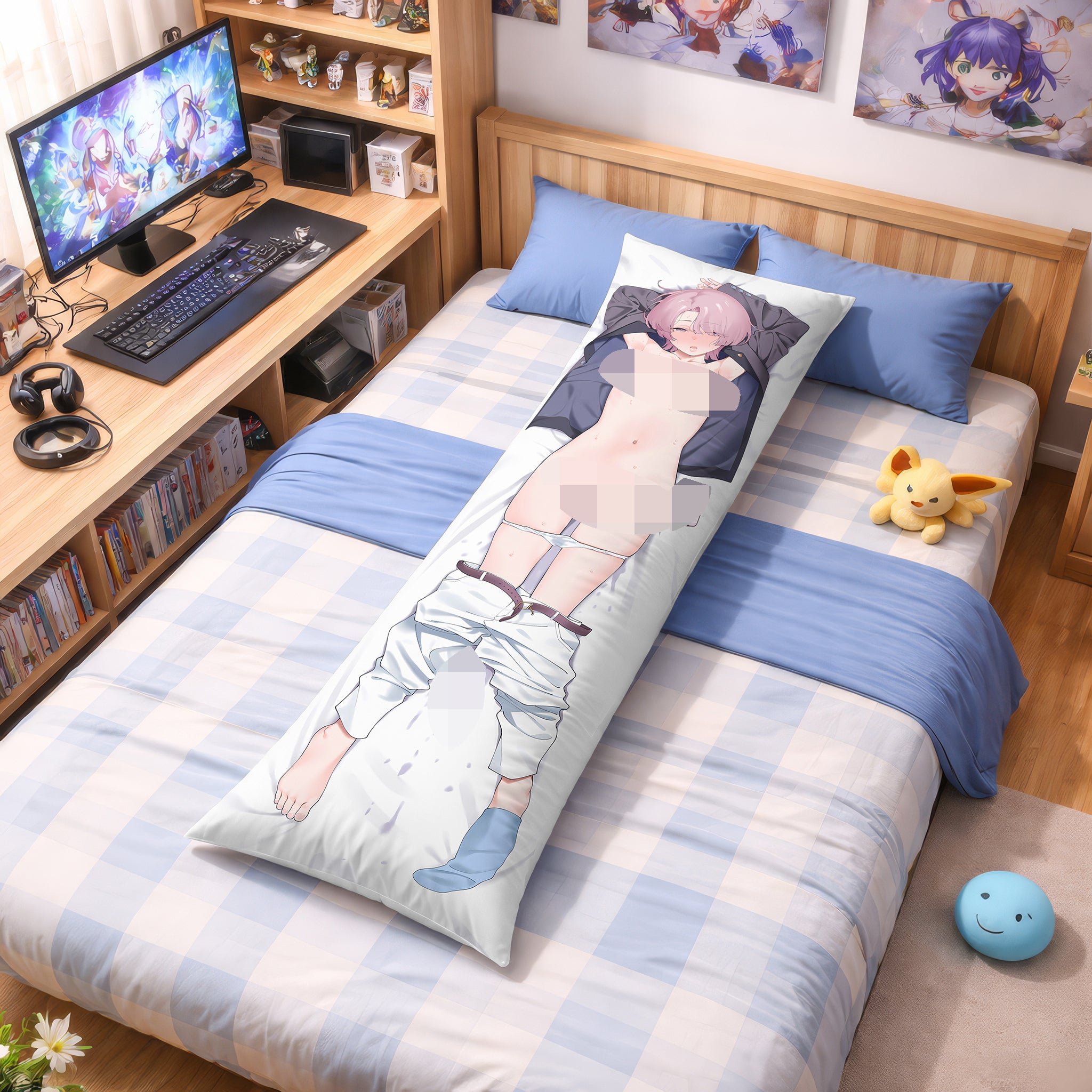 Mao Arimura - Edición Fan-Art de Almohada Anime