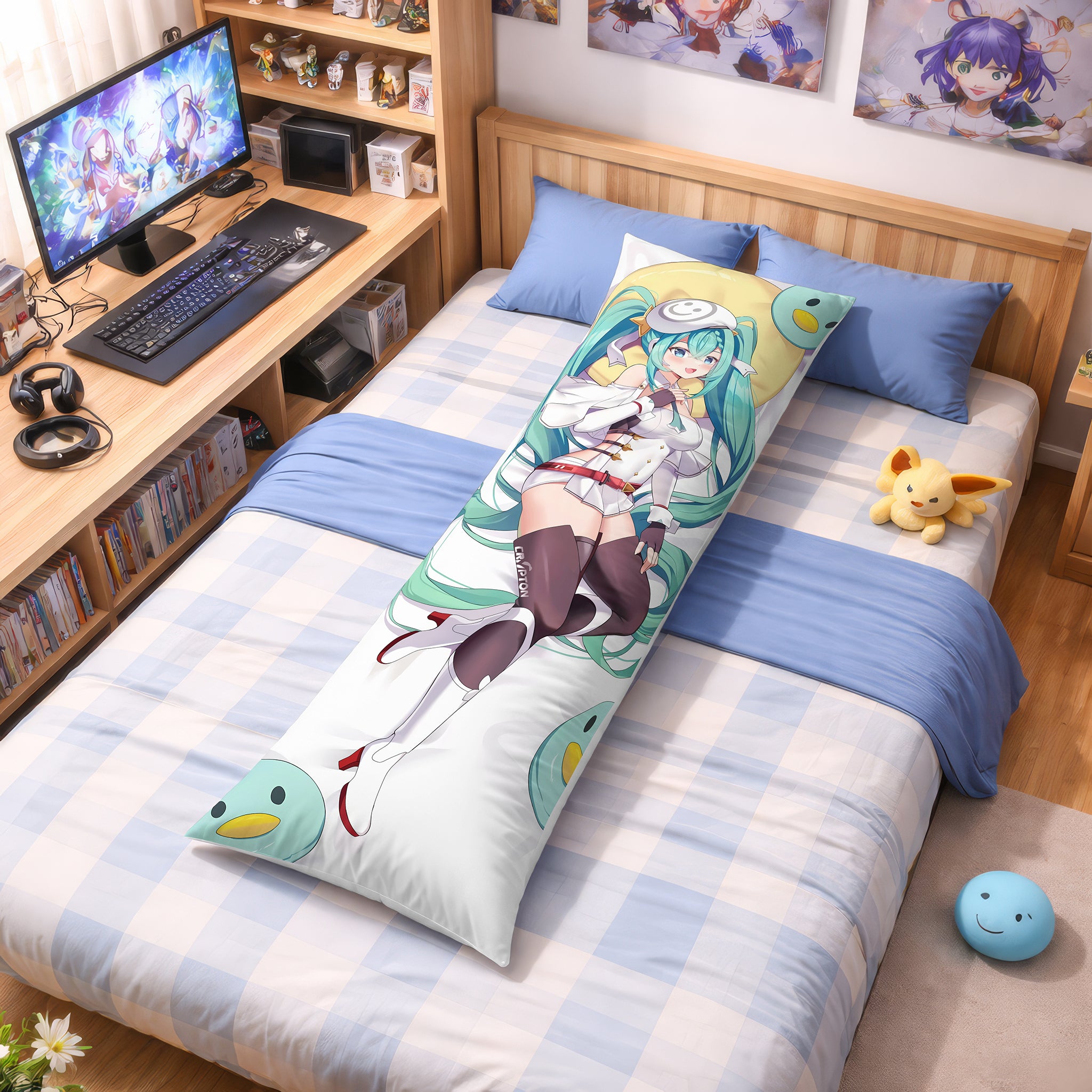 Hatsune Miku (Racing Miku 2023 Ver.) - AnimePillow Fan-Art Edition