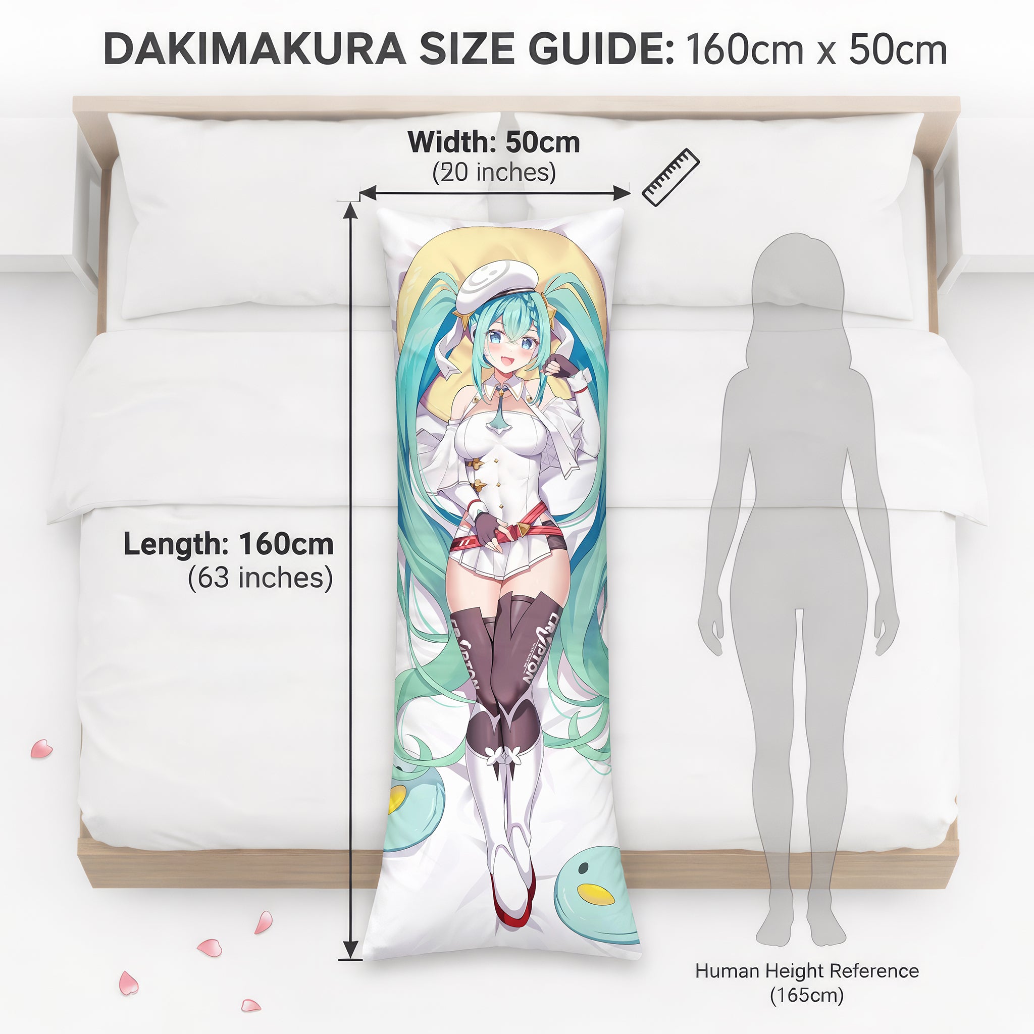 Hatsune Miku (Racing Miku 2023 Ver.) - AnimePillow Fan-Art Edition