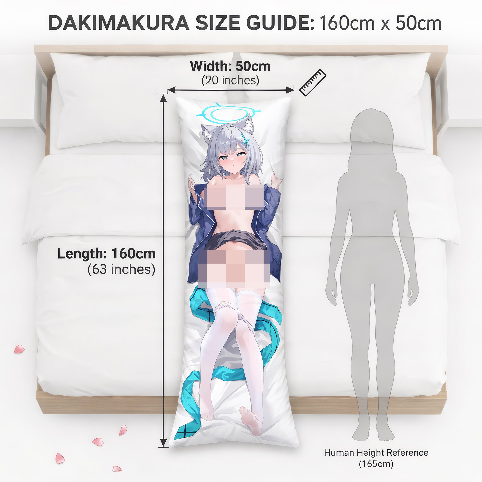 Shiroko Sunaookami (Ver.3) - AnimePillow Fan-Art Edition
