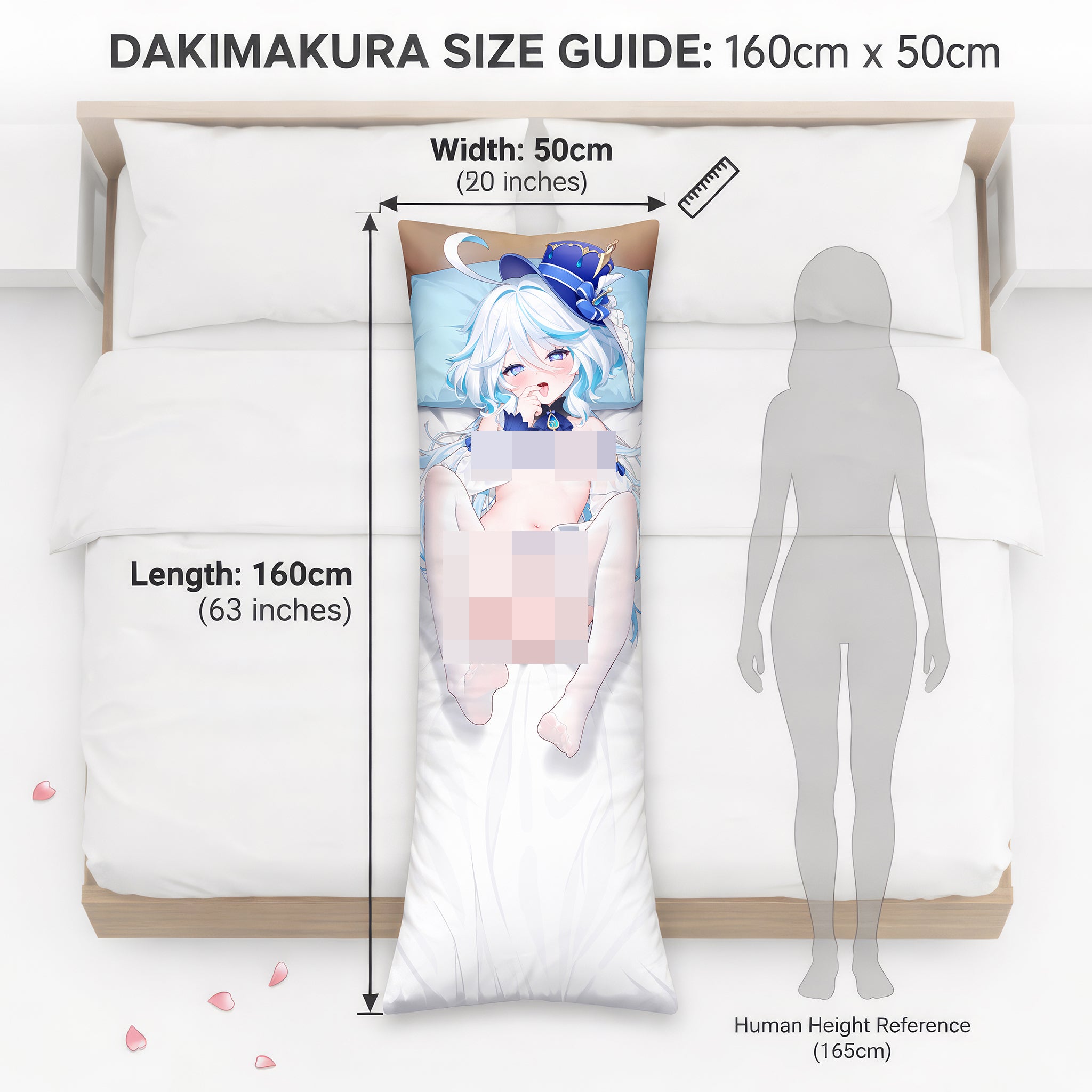 フリーナ（白）- AnimePillowファンアートエディション