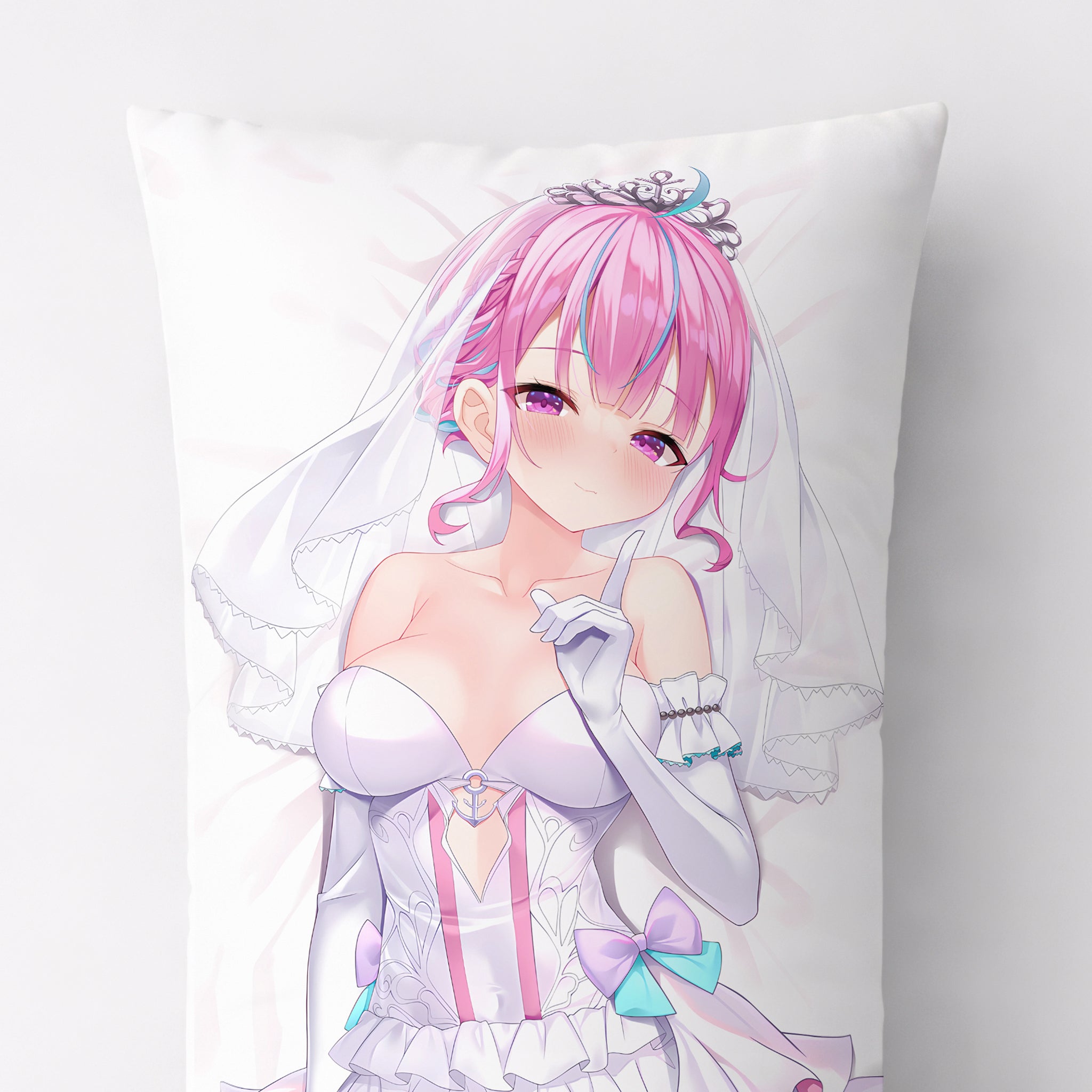 Minato Aqua (Bride Ver.) - AnimePillow Fan-Art Edition