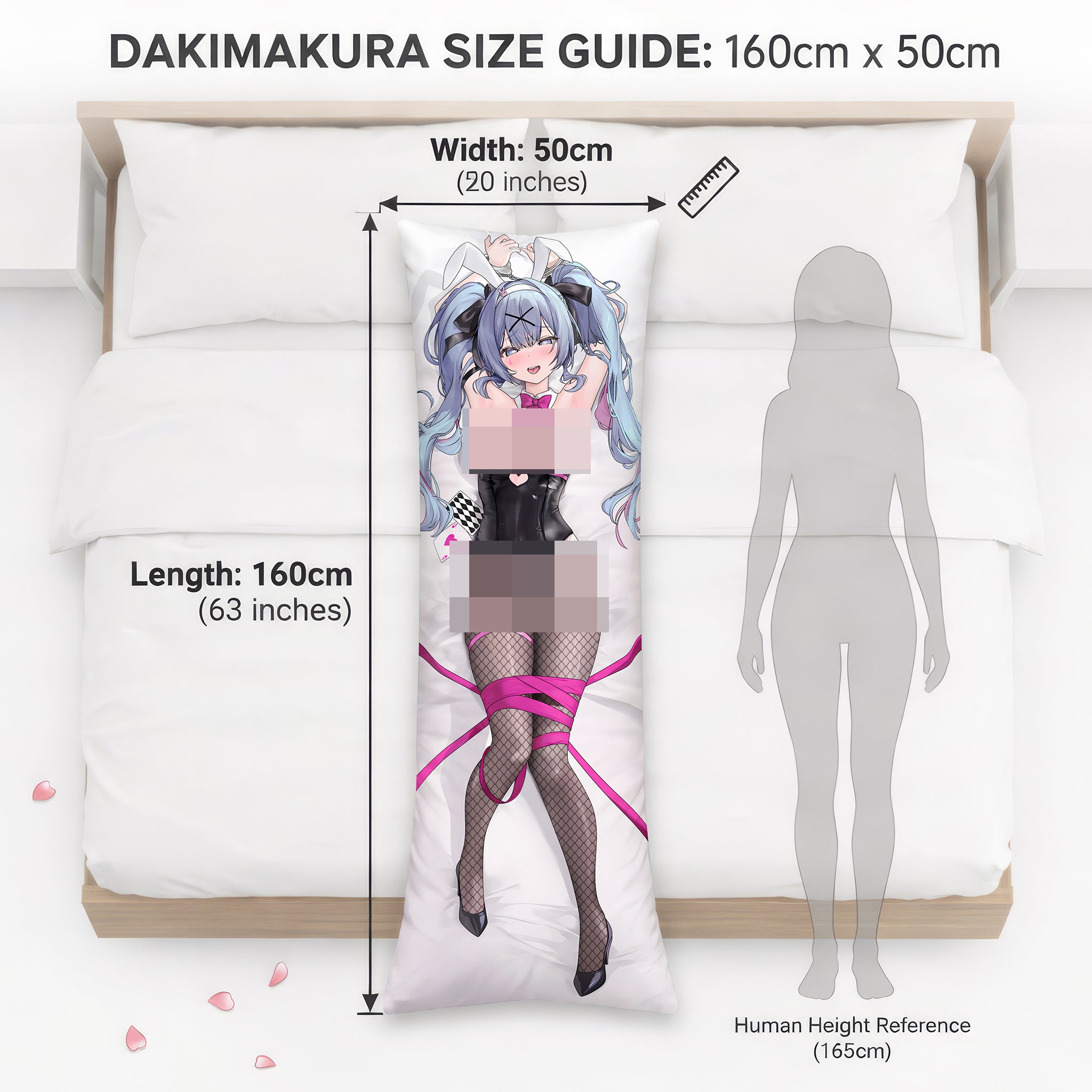 Hatsune Miku (versión Rabbit Hole) - Edición Fan-Art AnimePillow
