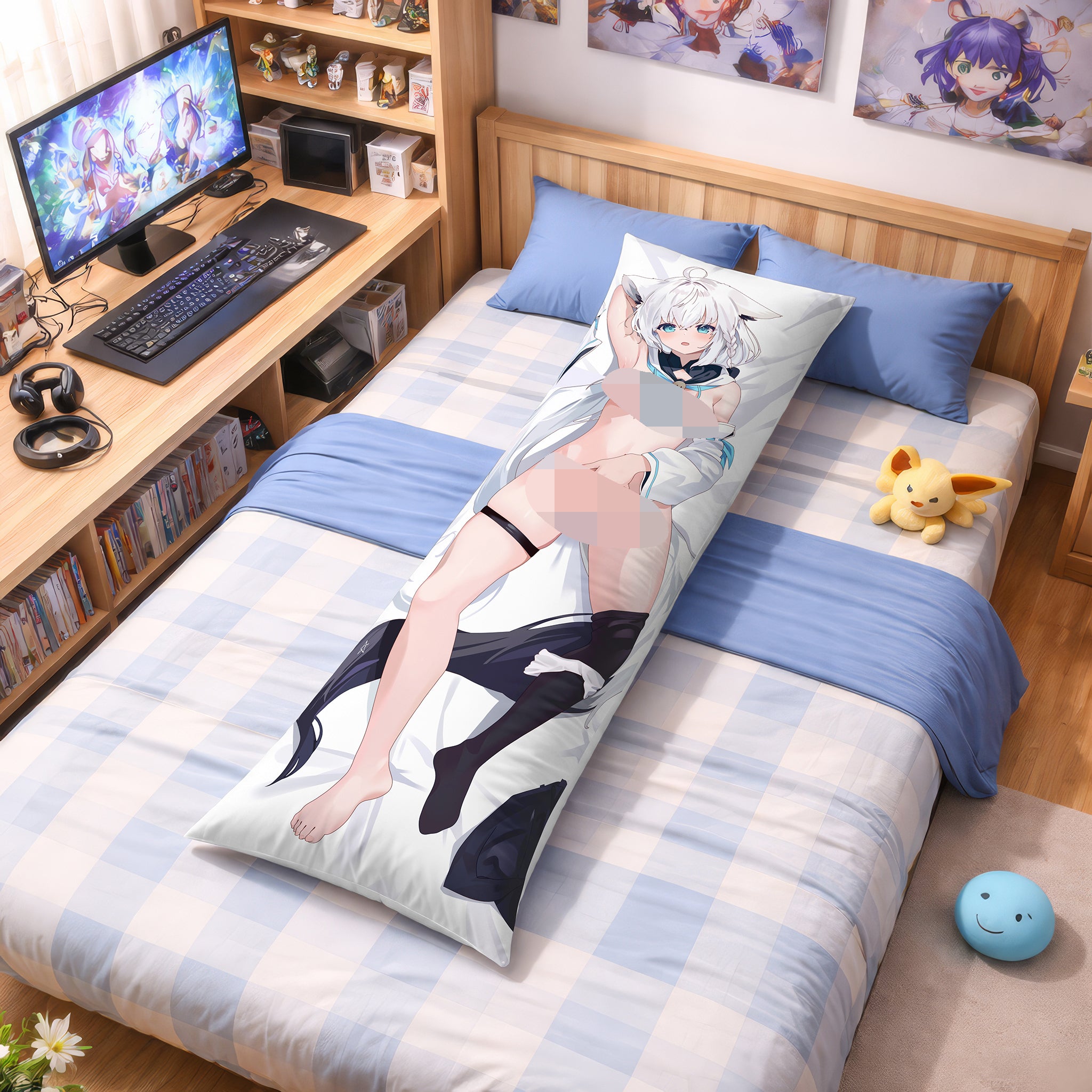 Shirakami Fubuki (Ver.2) - Edición Fan-Art de AnimePillow