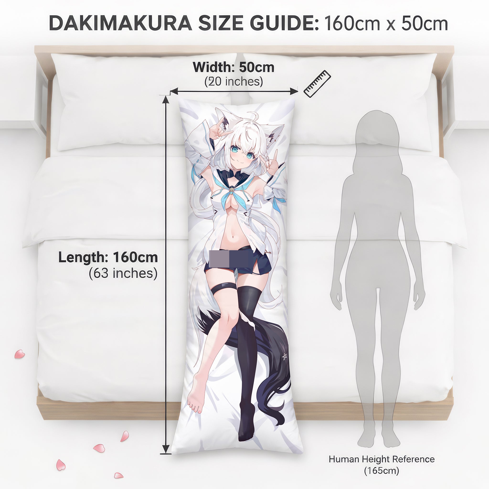 Shirakami Fubuki (Ver.3) - AnimePillow Fan-Art Edition