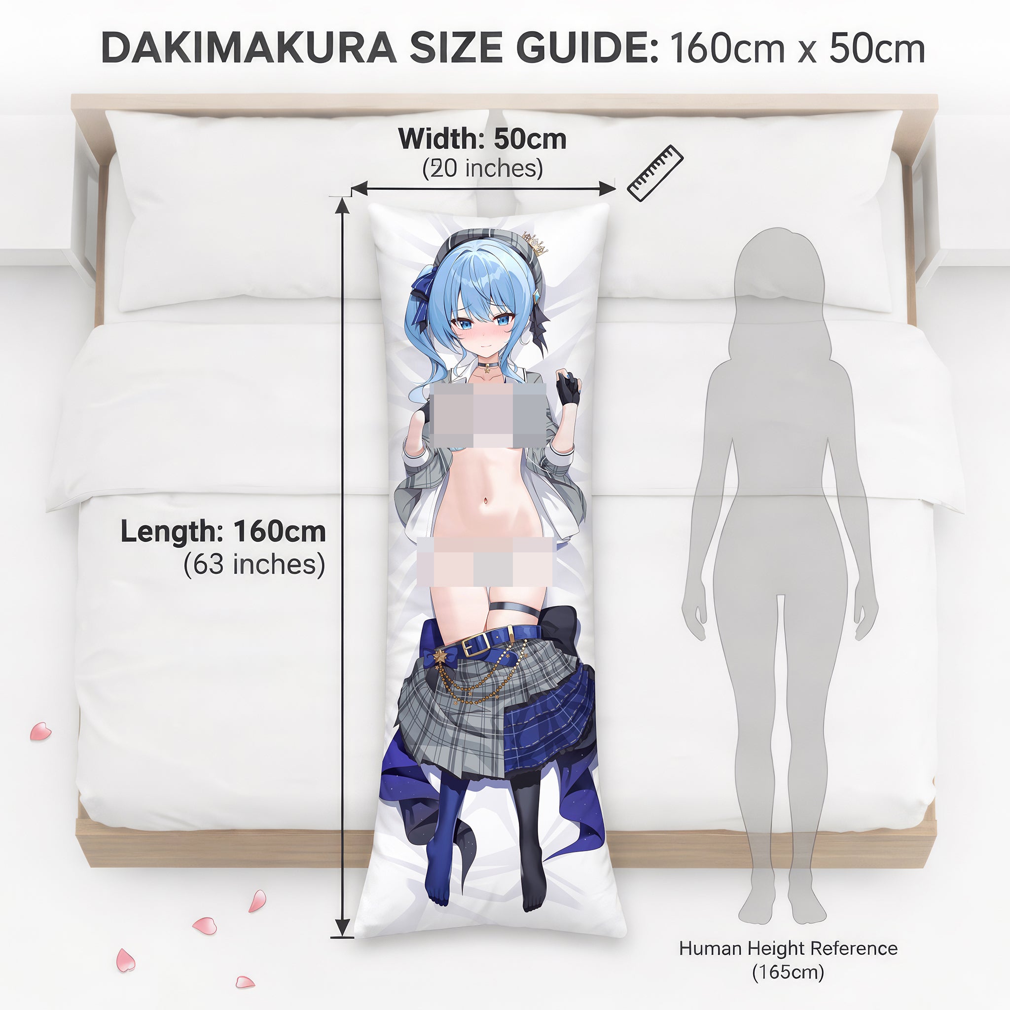 Hoshimachi Suisei - Edición Fan-Art de AnimePillow