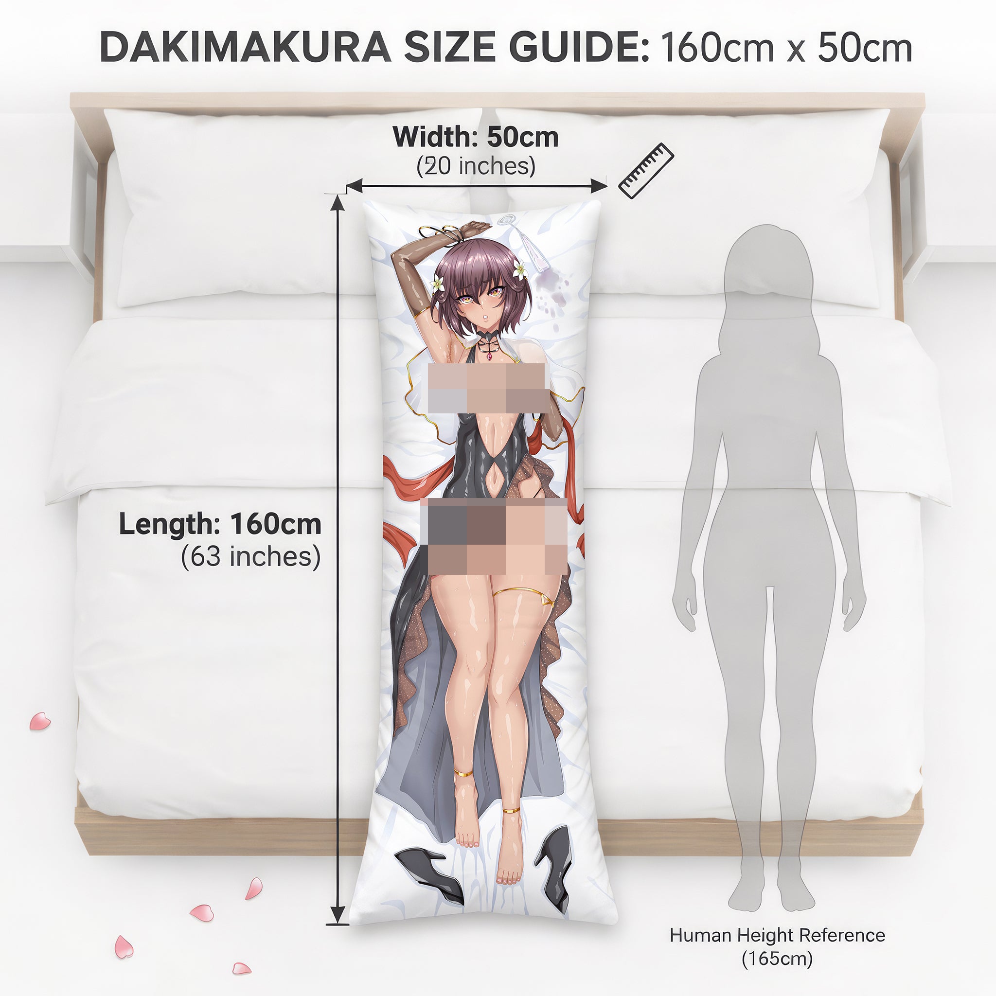 Yukikaze Mizuki (vestido negro) - Edición Fan-Art de AnimePillow