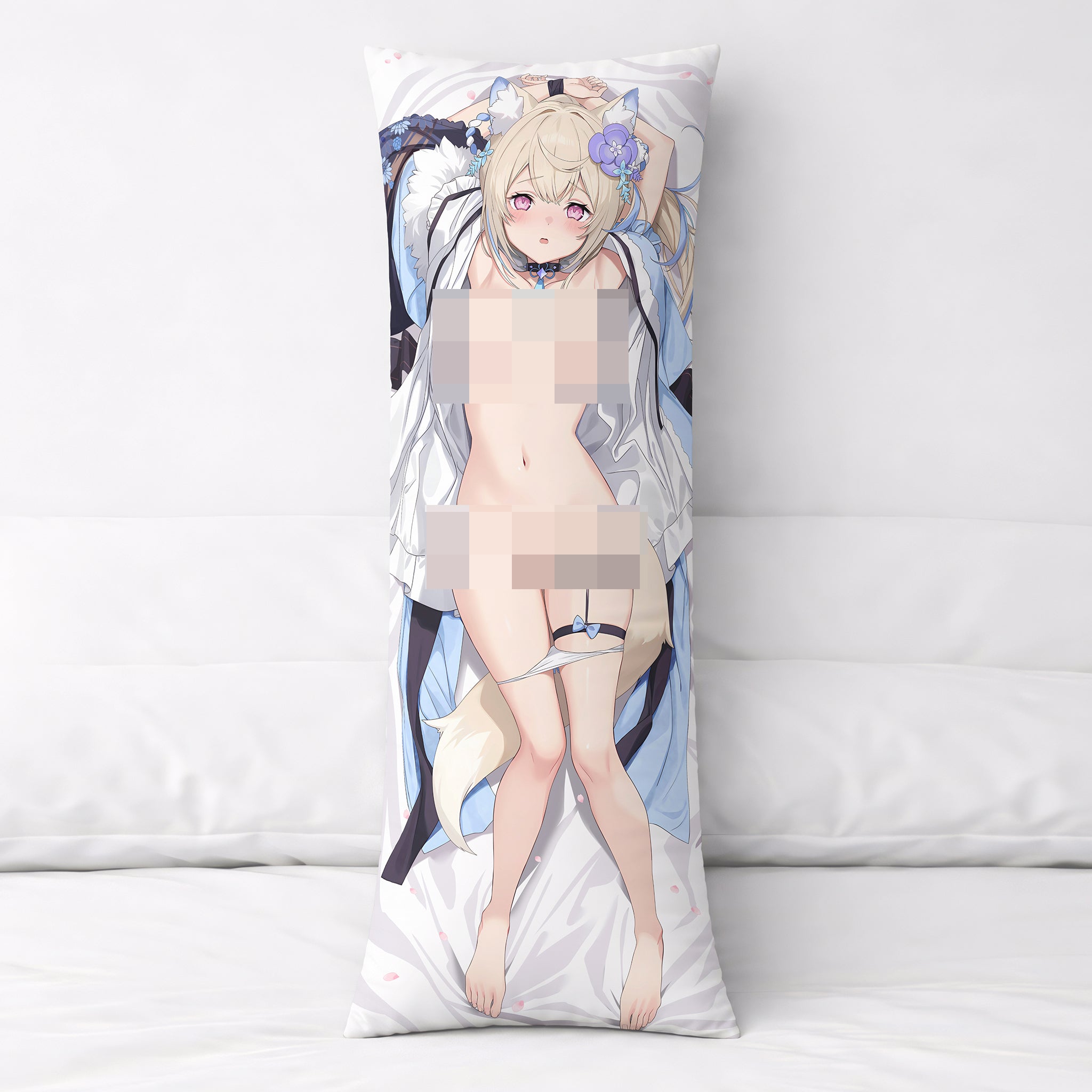 Fuwawa Abyssguard - Edición de Fan-Art para Almohada Anime