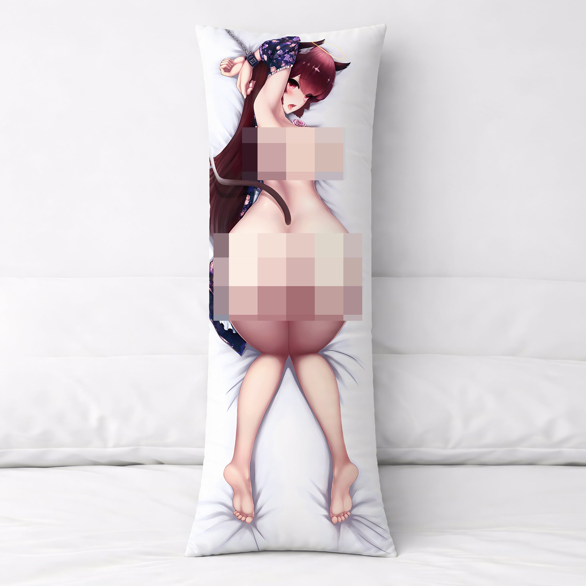 Rina (Purple Yukata Catgirl) - AnimePillow Fan-Art Edition