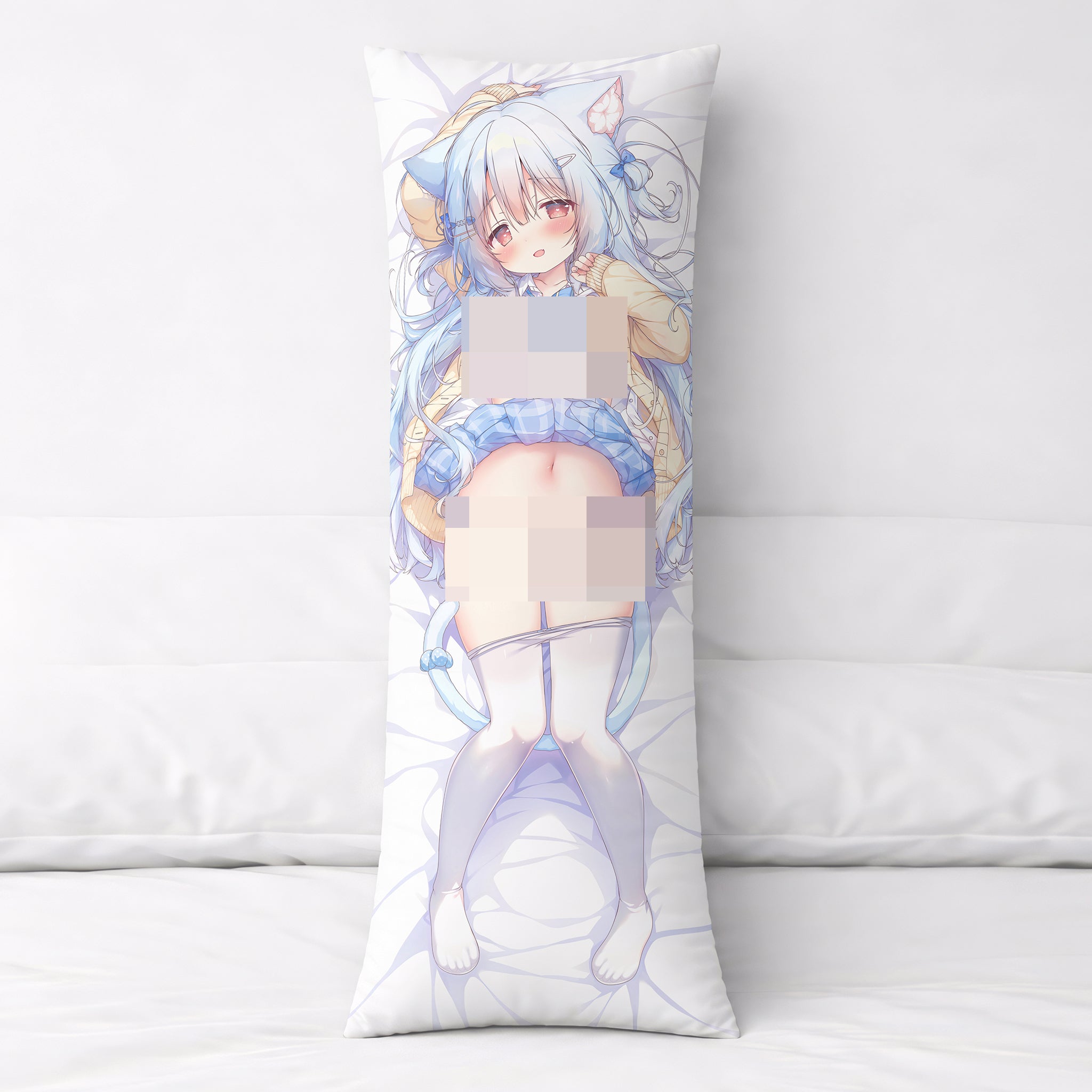 Kobone-chan (Blue Hair Catgirl) - AnimePillow Fan-Art Edition
