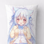Kobone-chan (Blue Hair Catgirl) - AnimePillow Fan-Art Edition