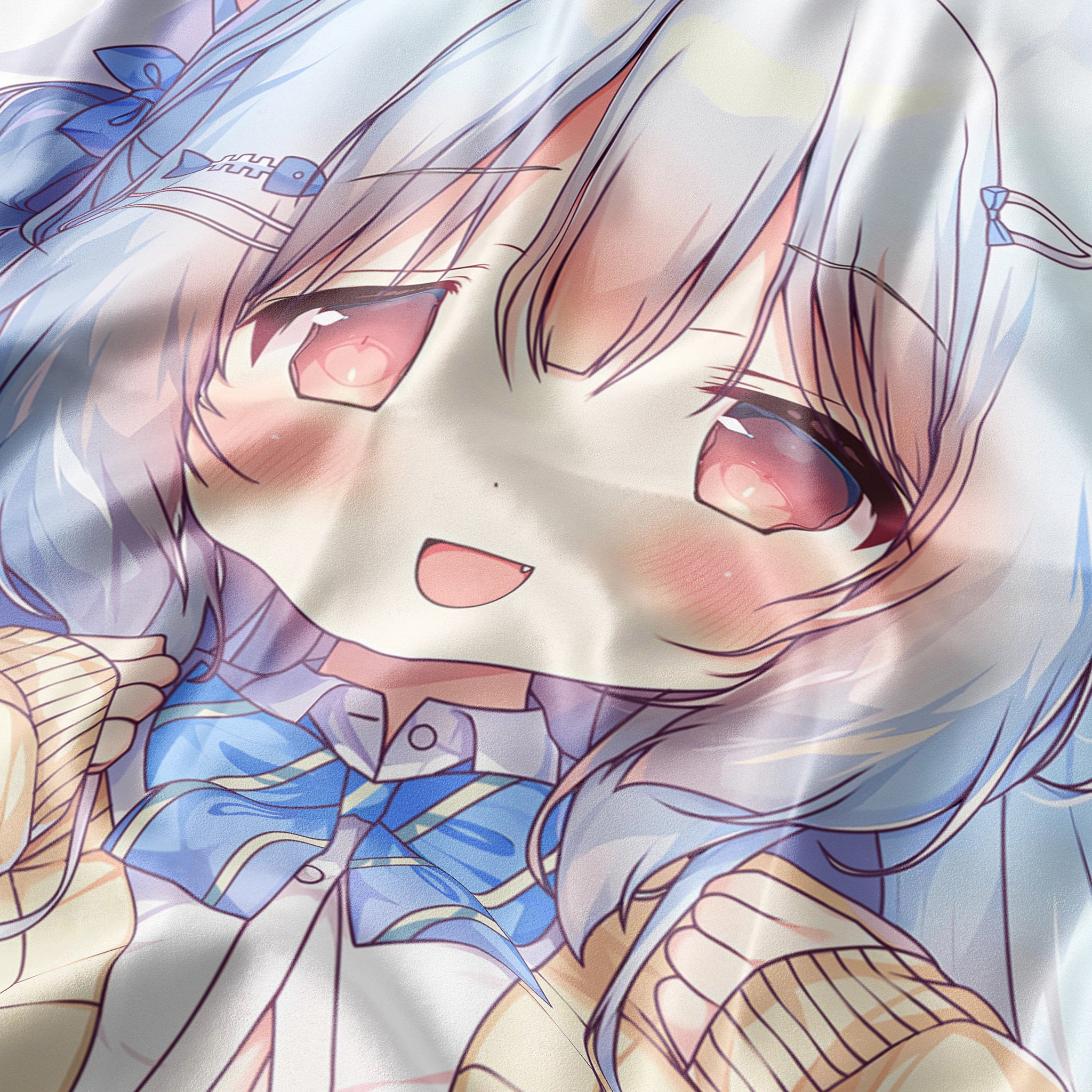 Kobone-chan (Blue Hair Catgirl) - AnimePillow Fan-Art Edition