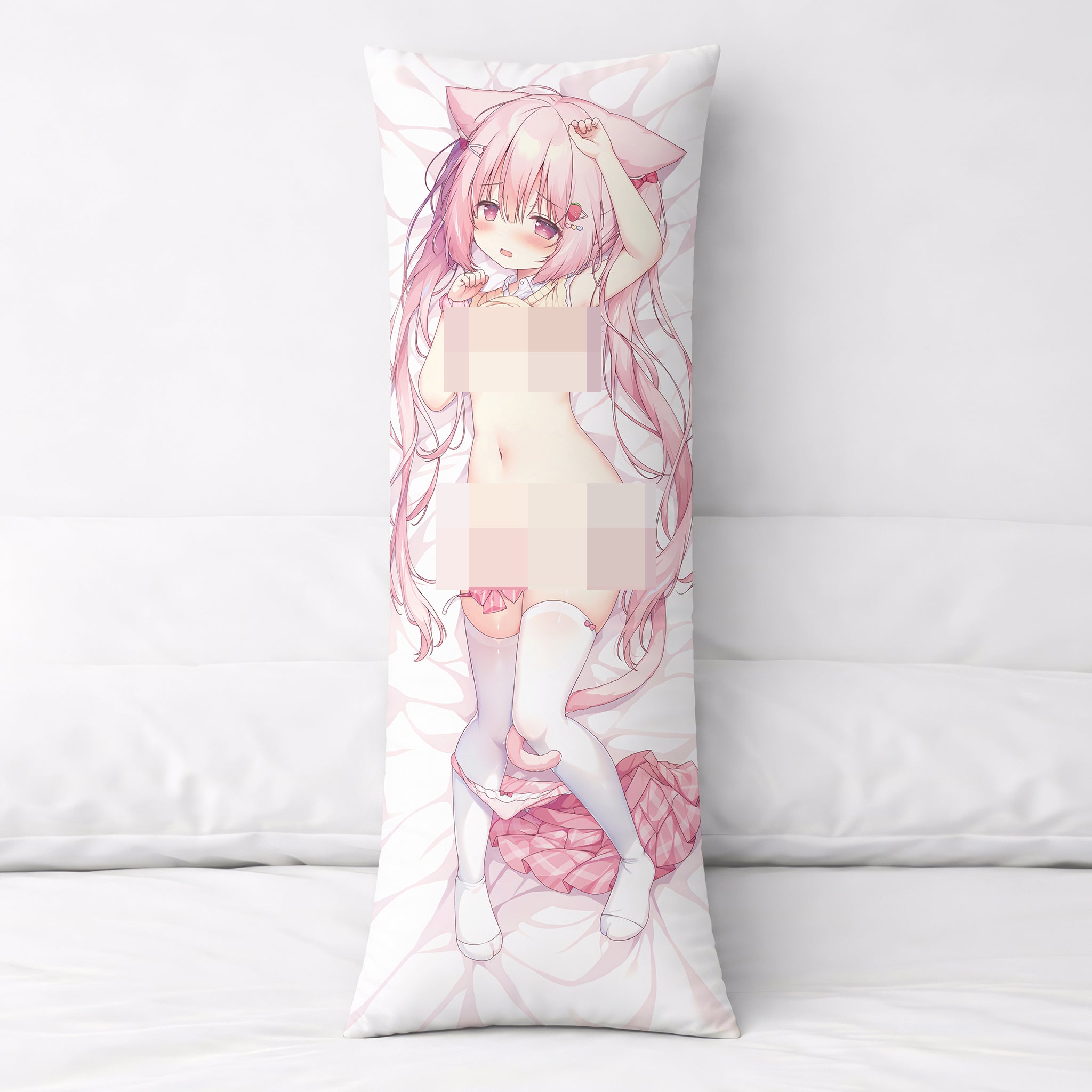 Milk-chan (Pink Hair Catgirl) - AnimePillow Fan-Art Edition