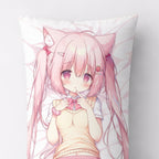 Milk-chan (Pink Hair Catgirl) - AnimePillow Fan-Art Edition