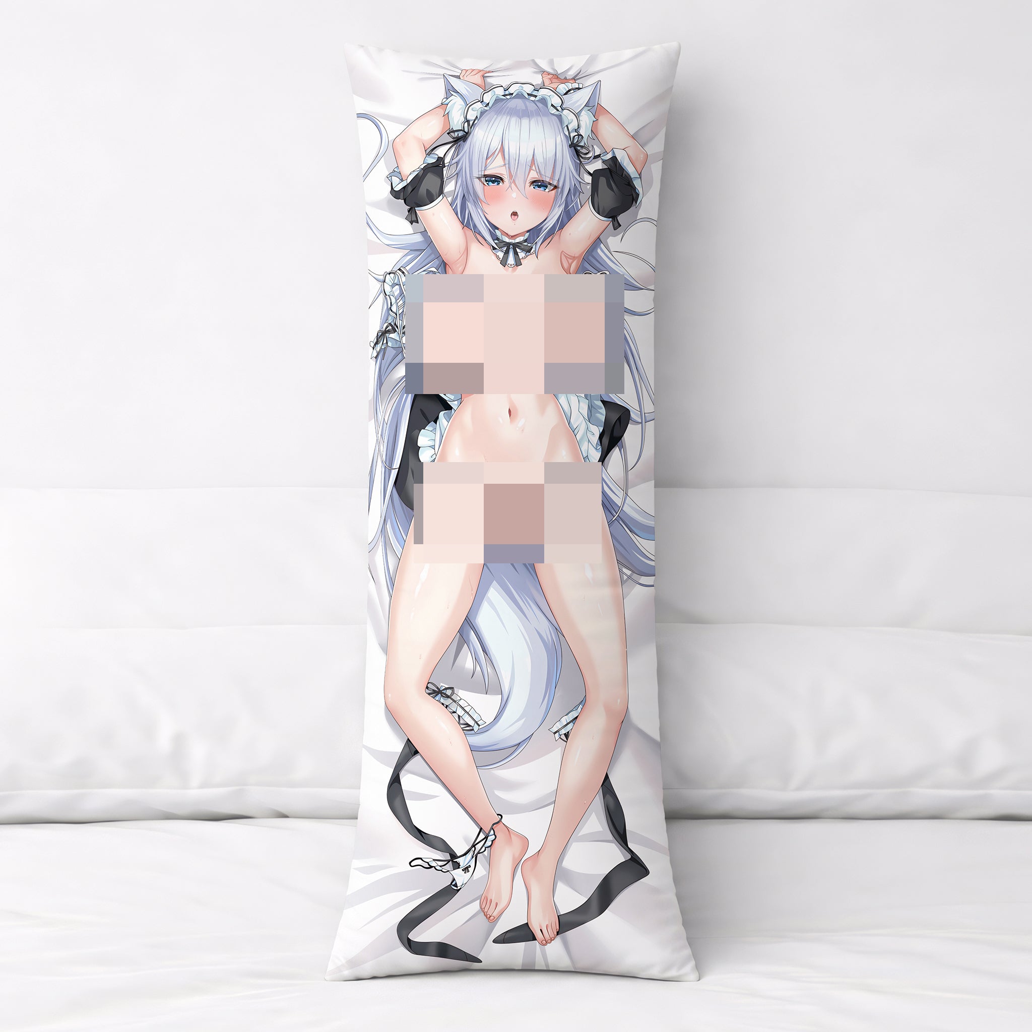 Shion (White Hair Maid Catgirl) - AnimePillow Fan-Art Edition