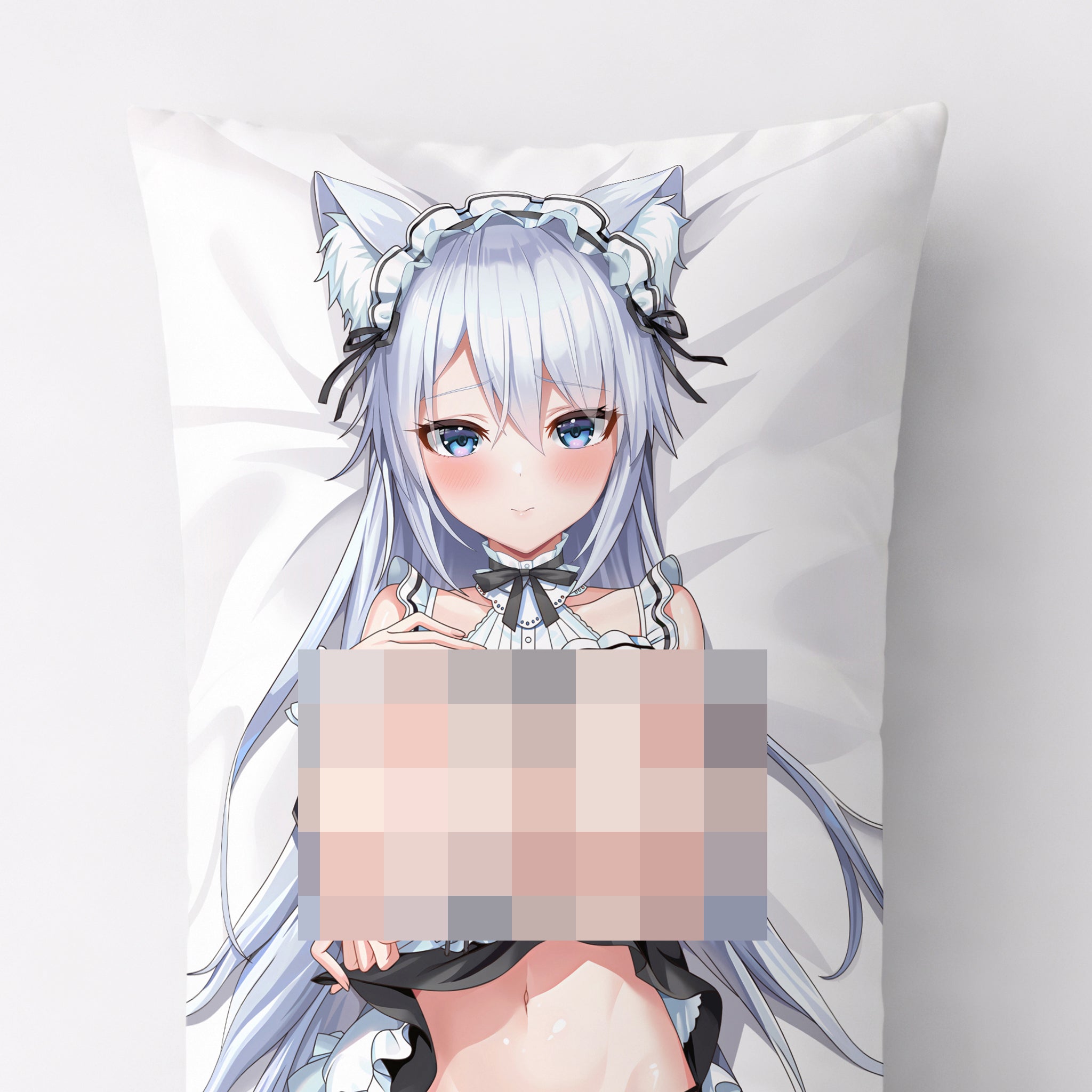 Shion (White Hair Maid Catgirl) - AnimePillow Fan-Art Edition