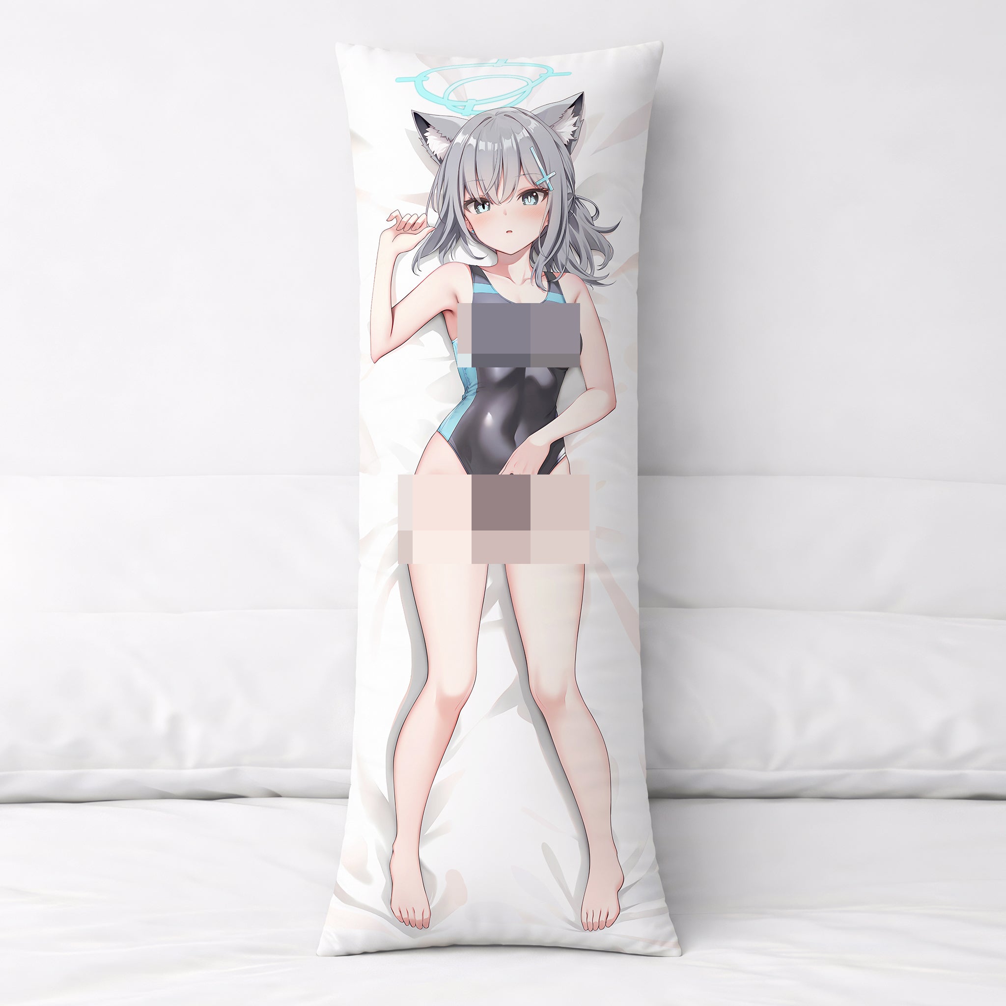 Shiroko Sunaookami (Versión de Verano) - Edición Fan-Art de AnimePillow