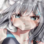 Shiroko Sunaookami (Versión de Verano) - Edición Fan-Art de AnimePillow