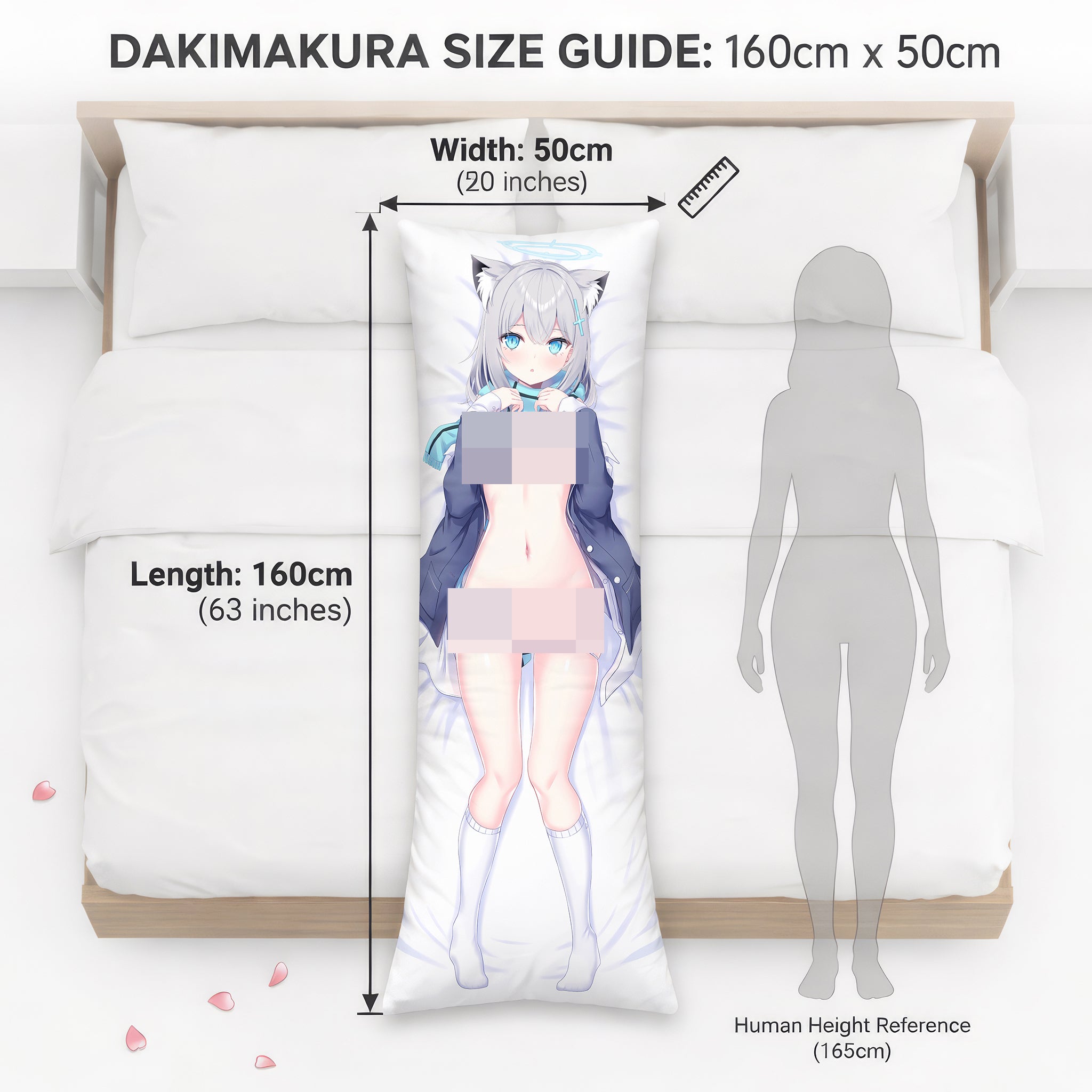Shiroko Sunaookami (Ver.4) - AnimePillow Fan-Art Edition