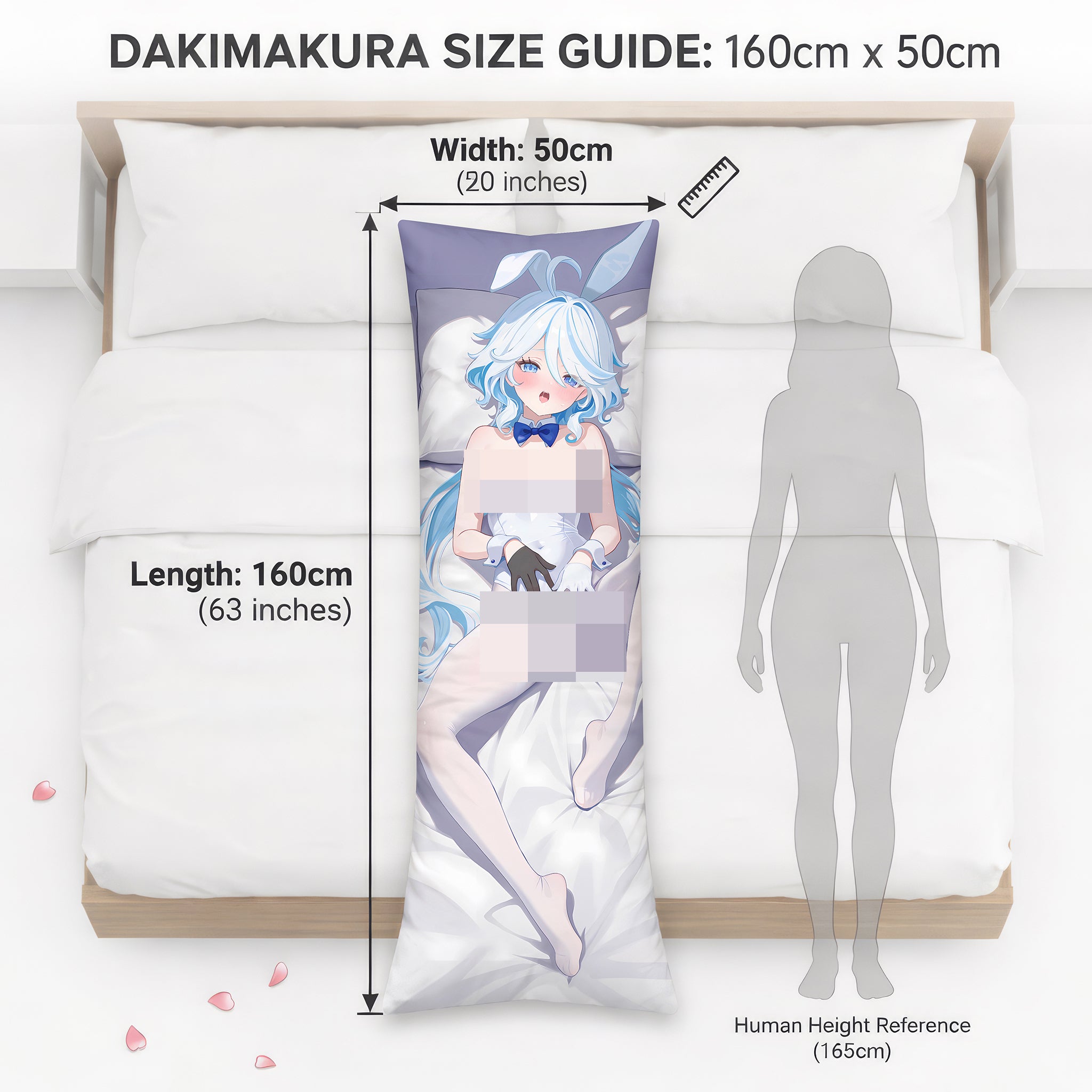 Furina (White Bunny Ver.) - AnimePillow Fan-Art Edition