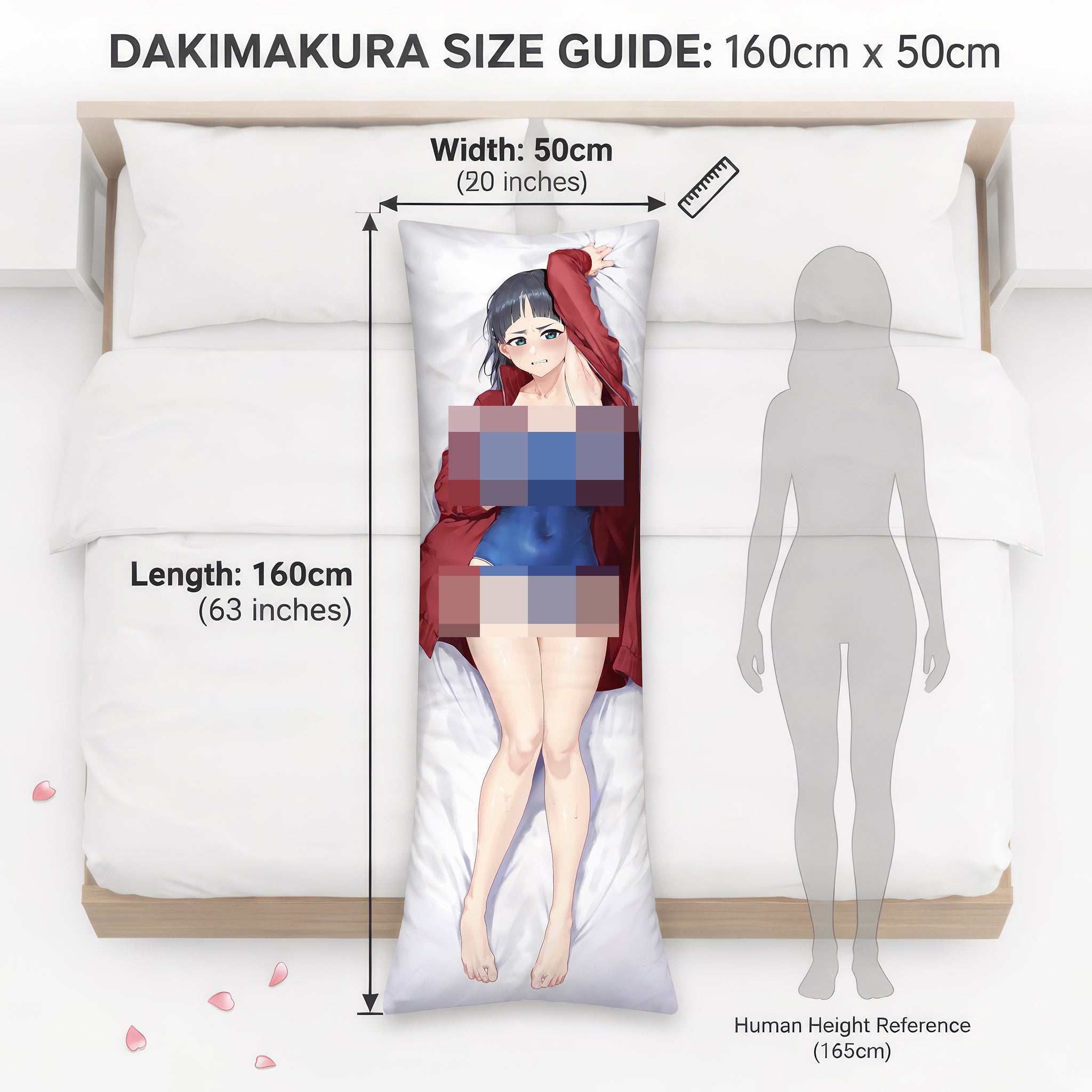 Suguha Kirigaya (Versión traje de baño escolar) - Edición Fan-Art de AnimePillow