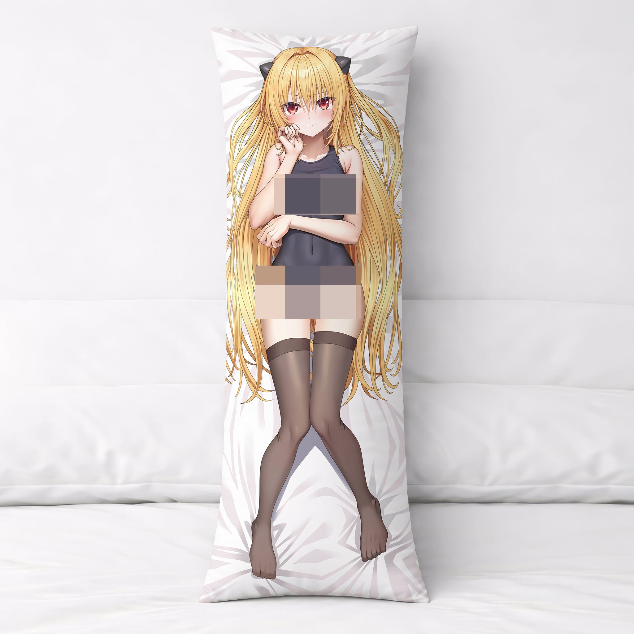 Yami-chan (Black Swimsuit & Stockings Ver.) - AnimePillow Fan-Art Edition