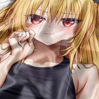 Yami-chan (Black Swimsuit & Stockings Ver.) - AnimePillow Fan-Art Edition