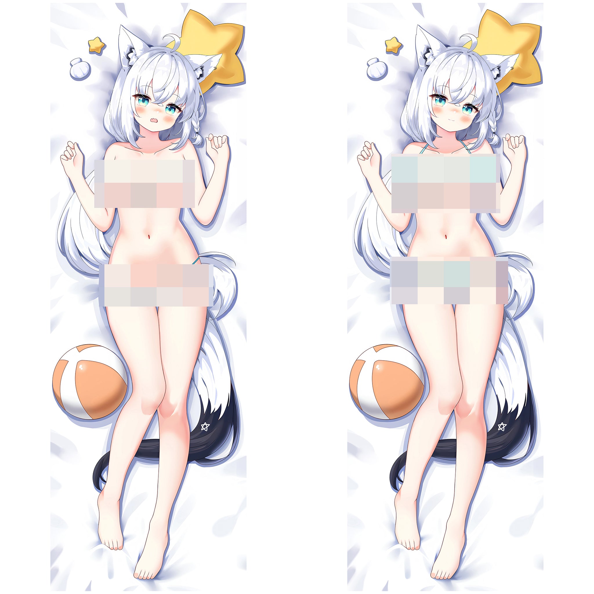 Shirakami Fubuki (Ver. Bikini) - Edición Fan-Art AnimePillow