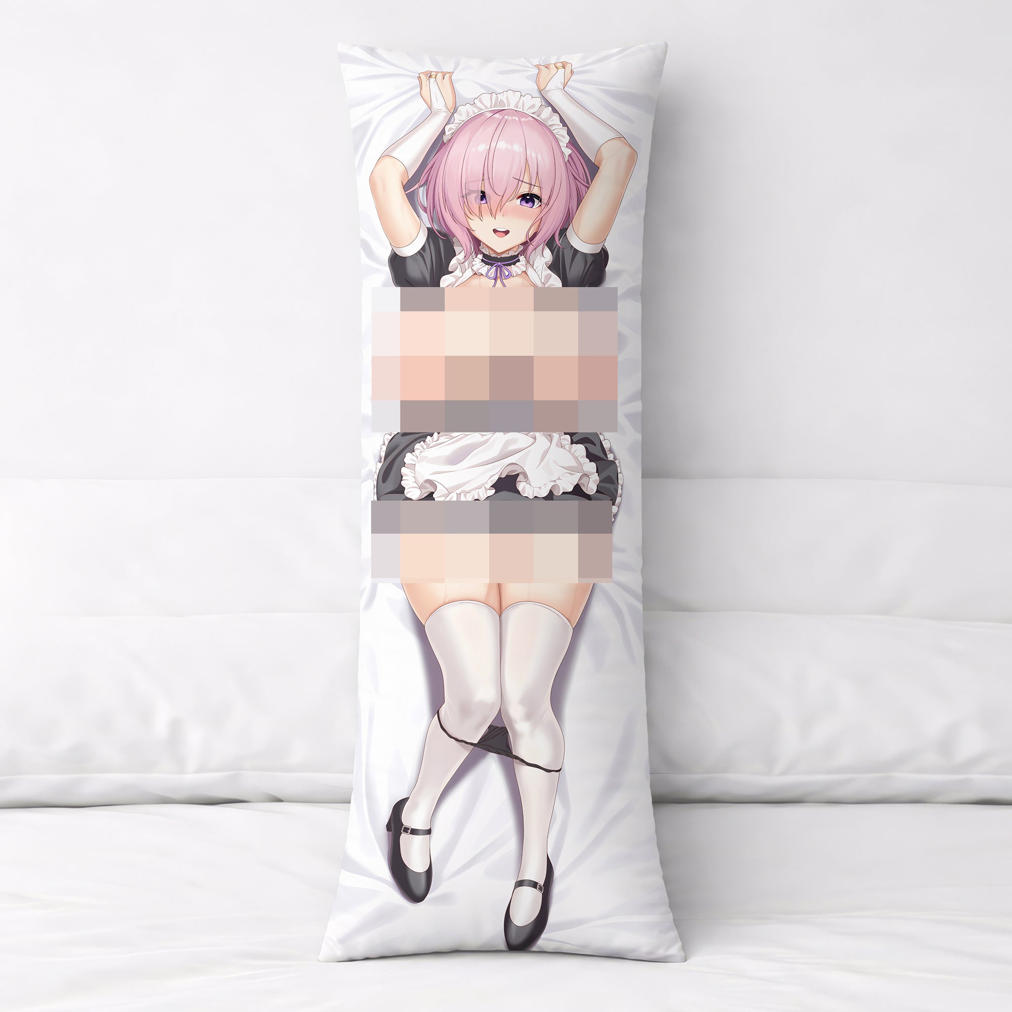 Mash Kyrielight (ver. de Maid y Cosplay de Lobo) - Edición Fan-Art de AnimePillow