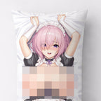 Mash Kyrielight (ver. de Maid y Cosplay de Lobo) - Edición Fan-Art de AnimePillow