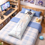 Shirabe Tsukuyomi (White Swimsuit Stockings Ver.) - AnimePillow Fan-Art Edition