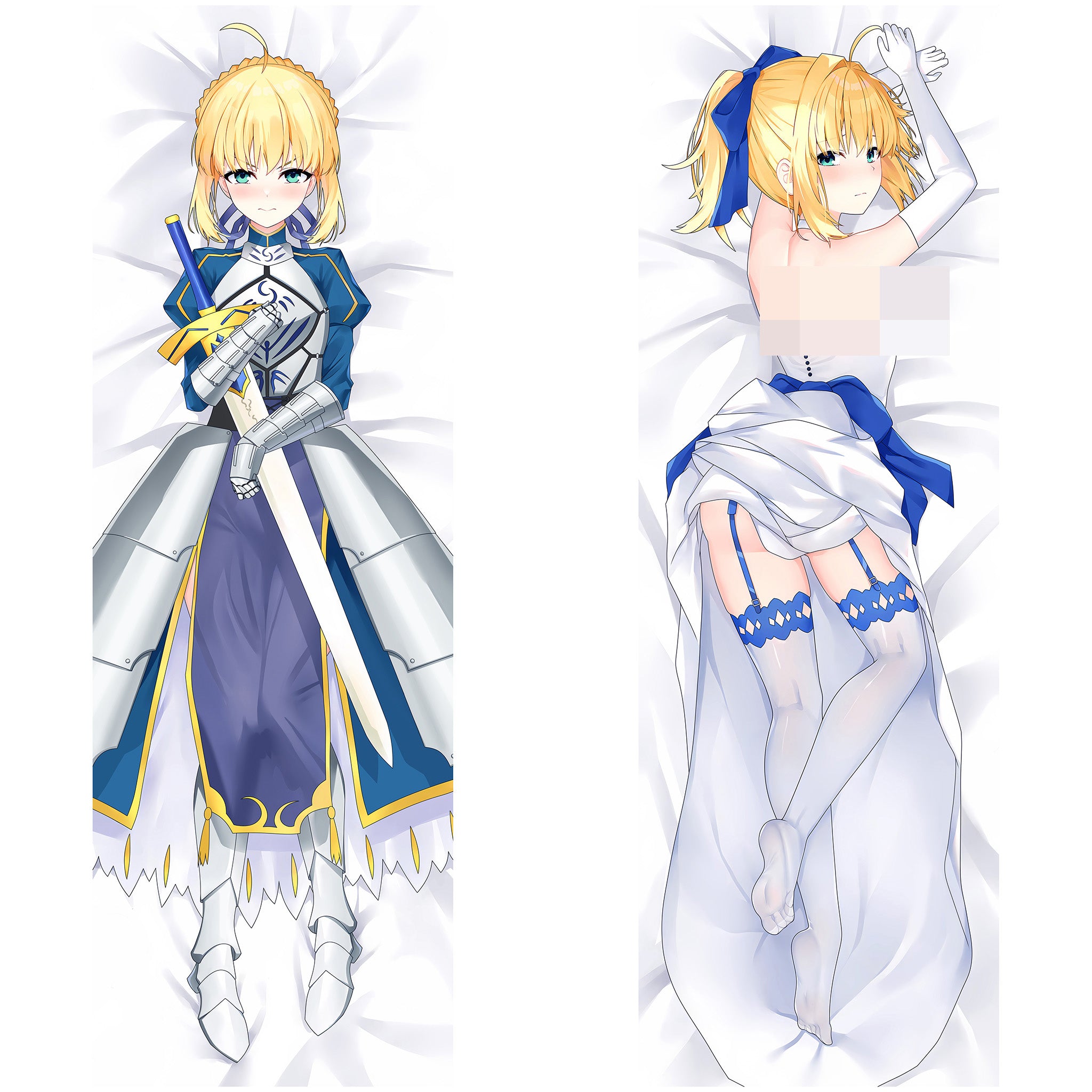 Saber - Edición Fan-Art de Almohada de Anime