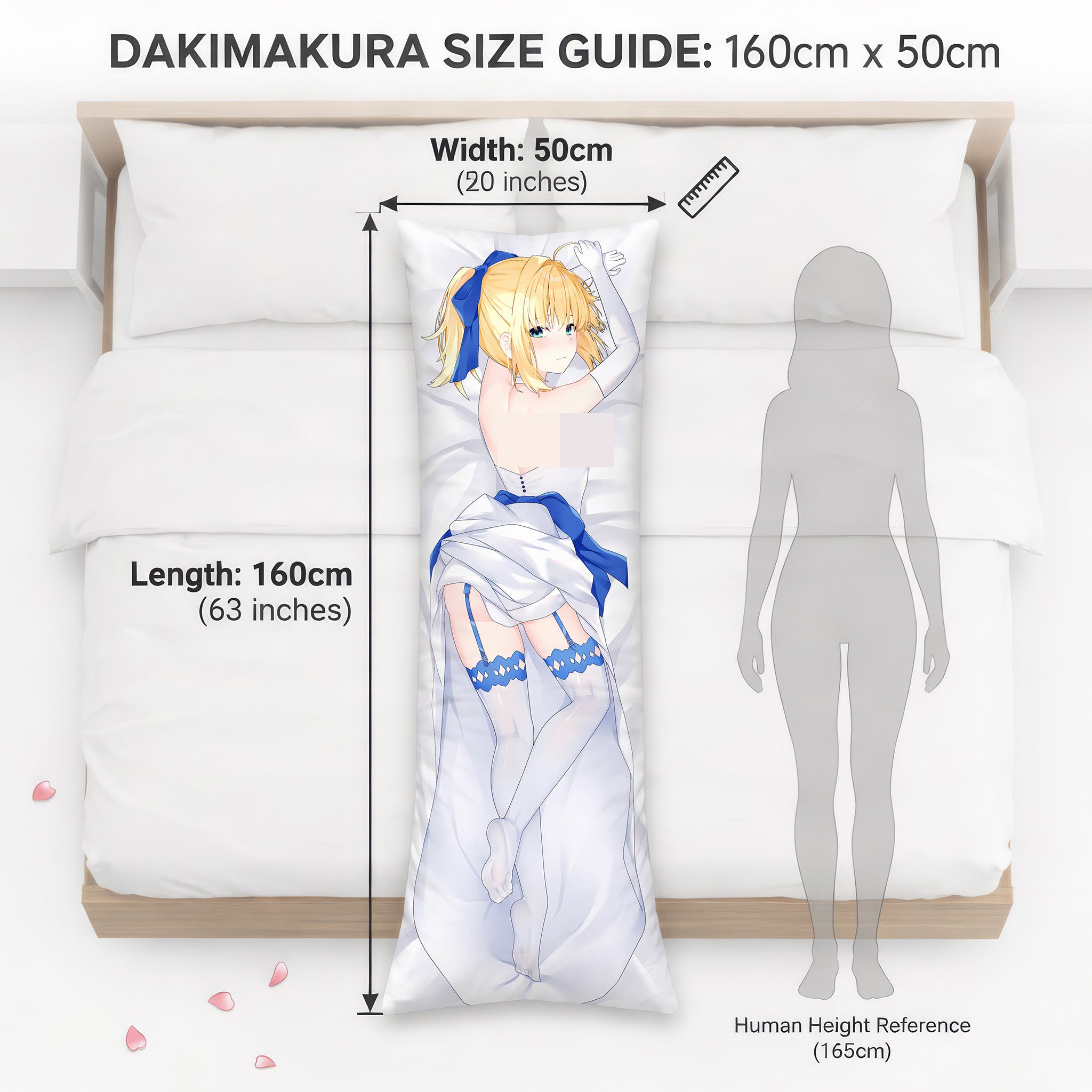 Saber - Edición Fan-Art de Almohada de Anime