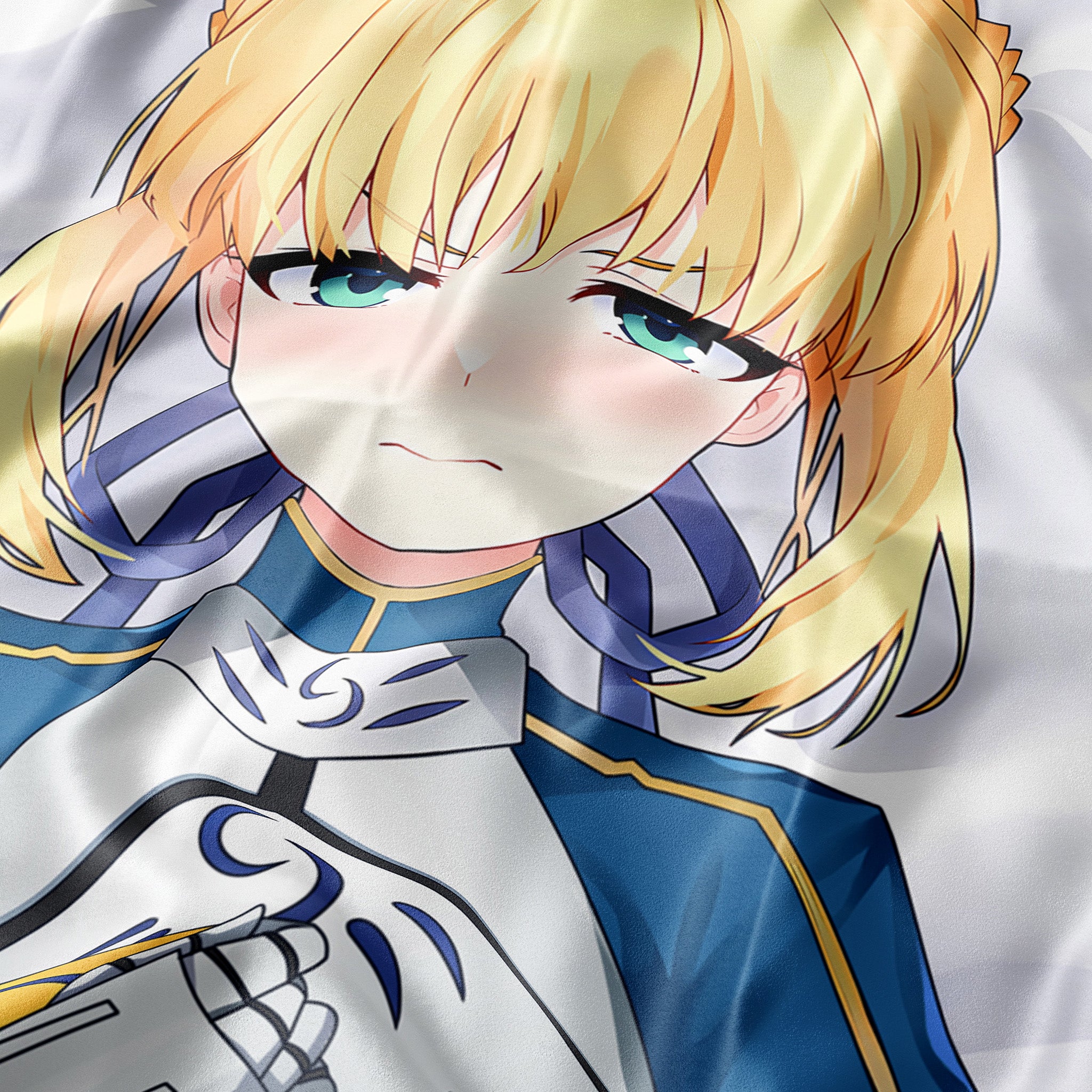 Saber - Edición Fan-Art de Almohada de Anime