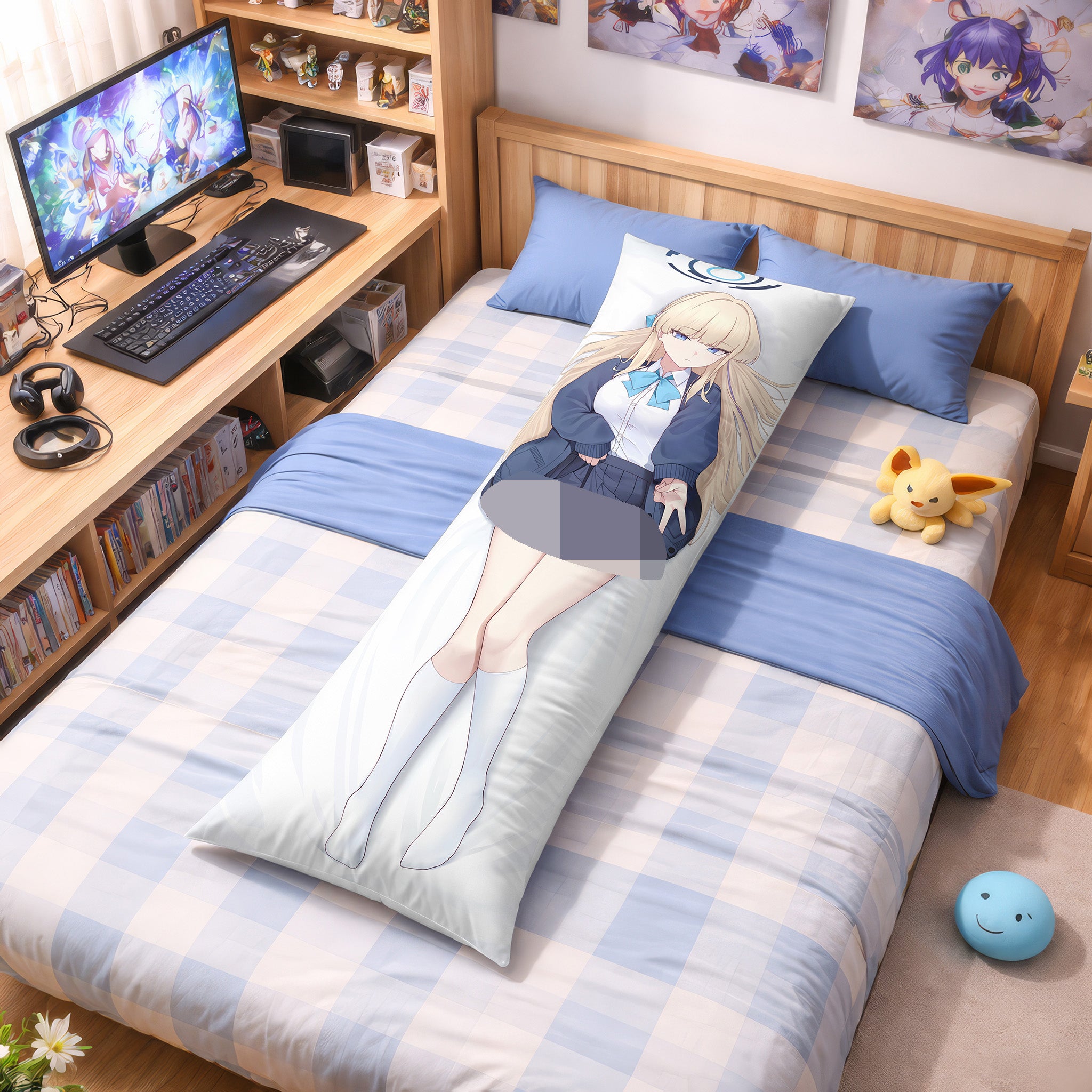 Toki Asuma (Student Uniform Ver.) - AnimePillow Fan-Art Edition