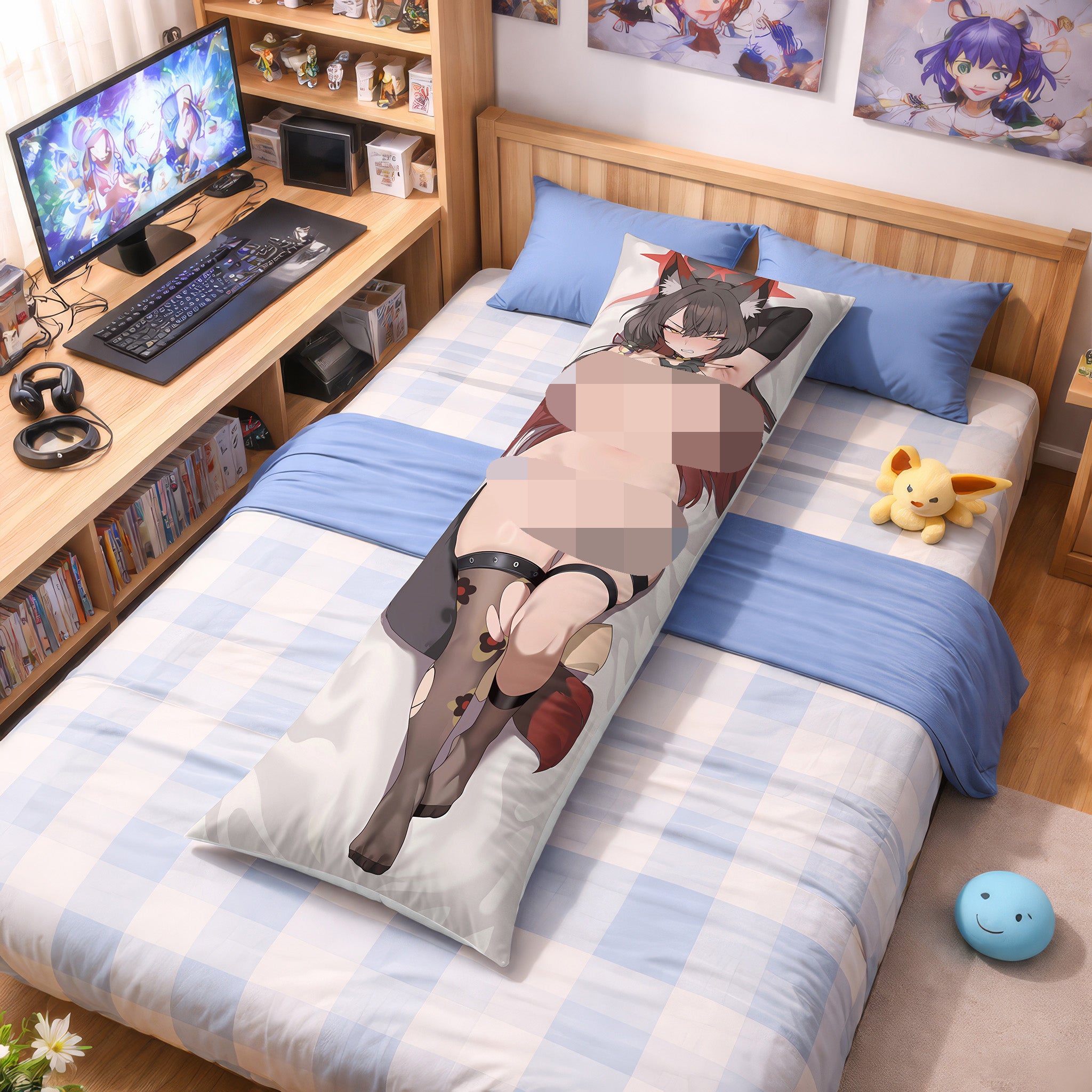 キツネザカ ワカモ - アニメピロー ファンアートエディション