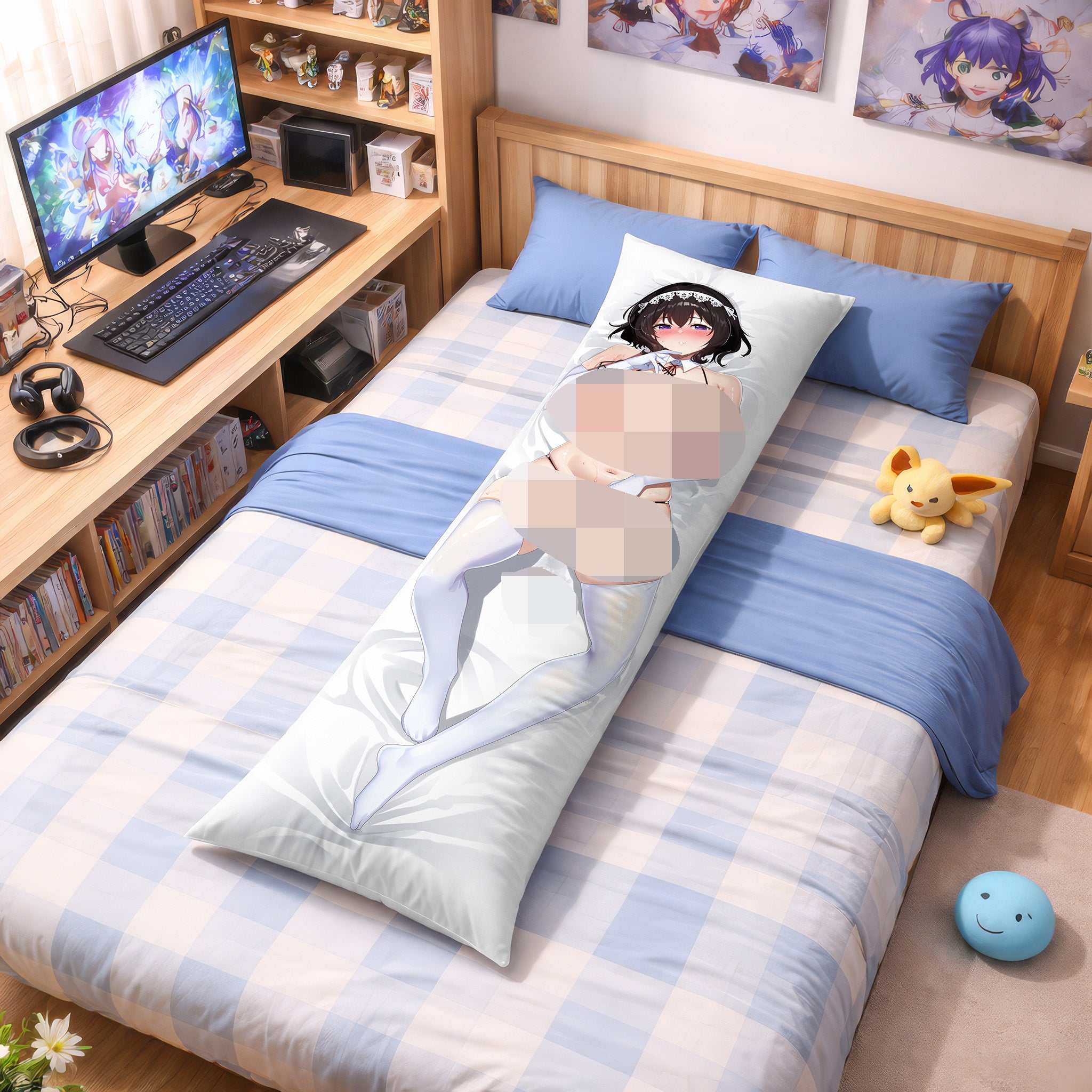 Short Haired Girl(Maid Bikini Edition) - AnimePillow Fan-Art Edition