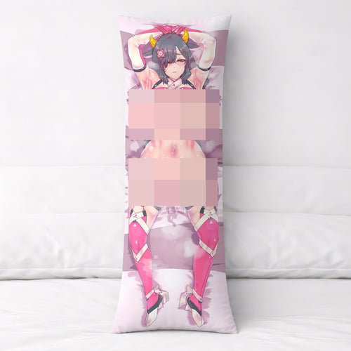 Black-haired Cow Shrine Maiden - AnimePillow Fan-Art Edition