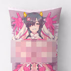 Black-haired Cow Shrine Maiden - AnimePillow Fan-Art Edition