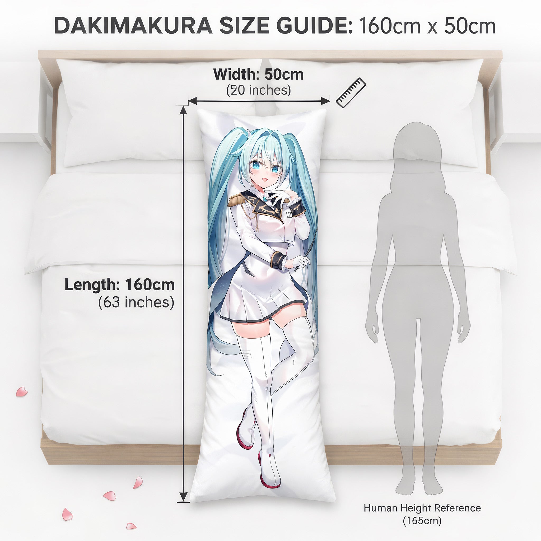 Hatsune Miku (versión Conductor) - Edición Fan-Art de AnimePillow