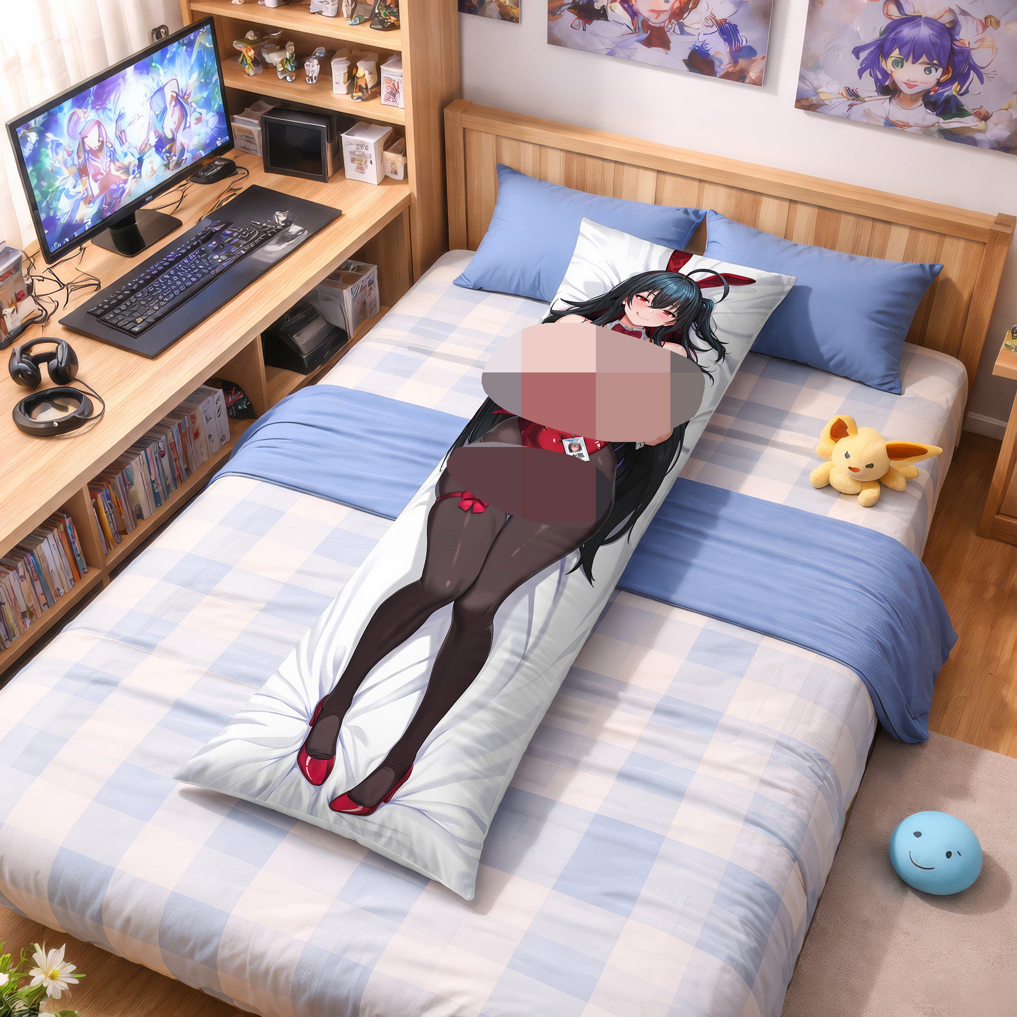 Taihō (Bunny & Police Cos Ver.) - AnimePillow Fan-Art Edition