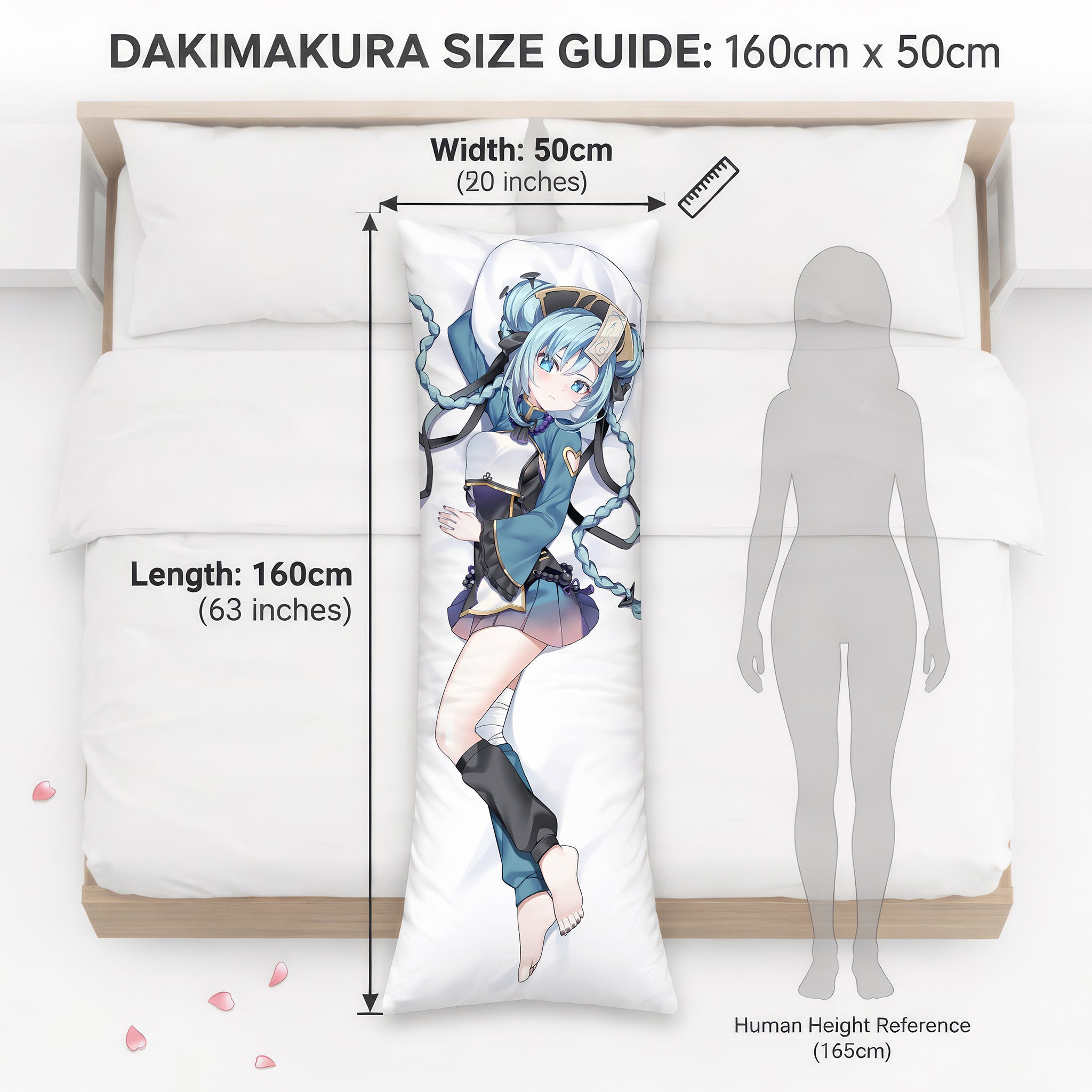 Hatsune Miku (Chinese Zombie Ver.) - Anime Pillowcase Fan-Art Edition