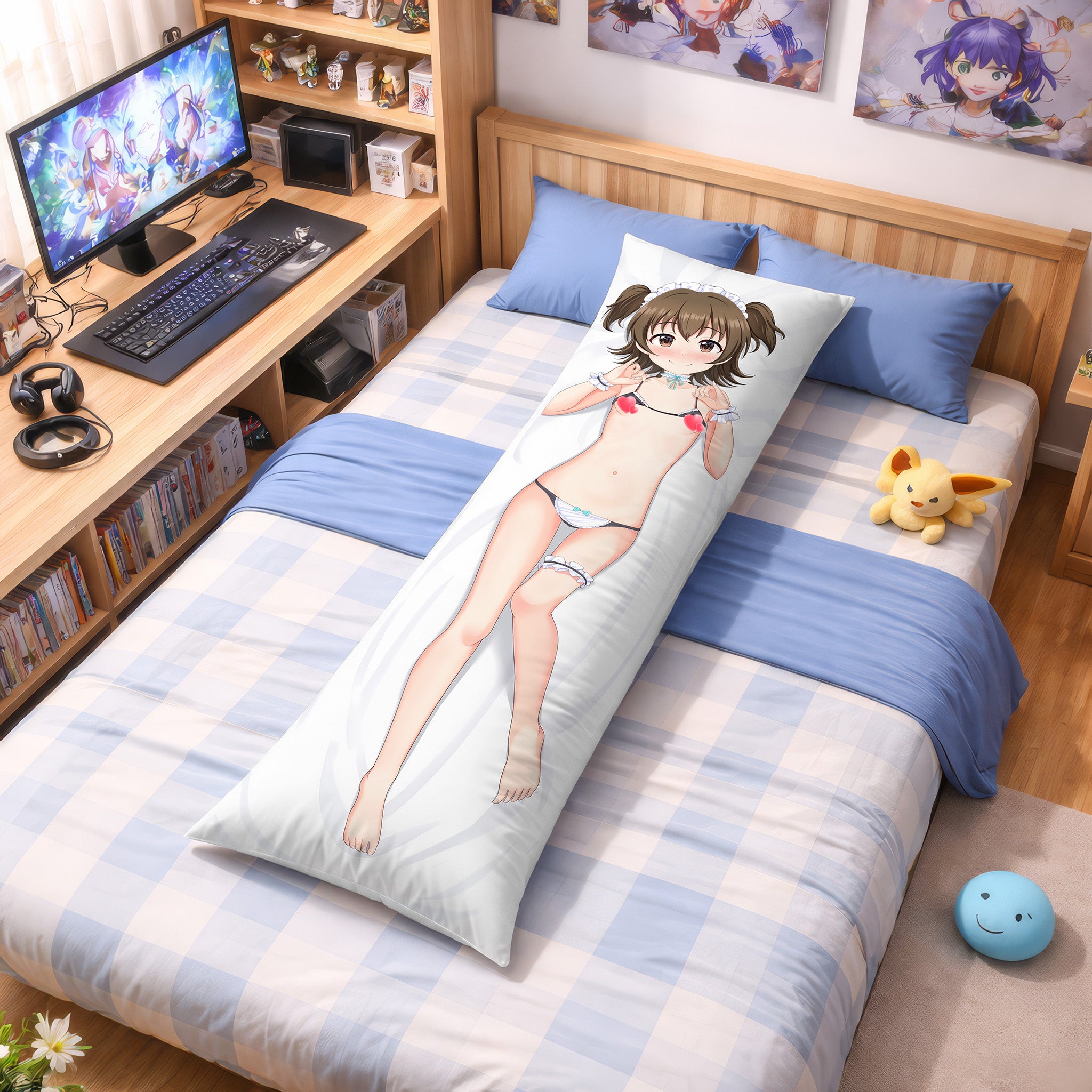 Akagi Miria (Bikini Ver.) - Anime Pillowcase Fan-Art Edition