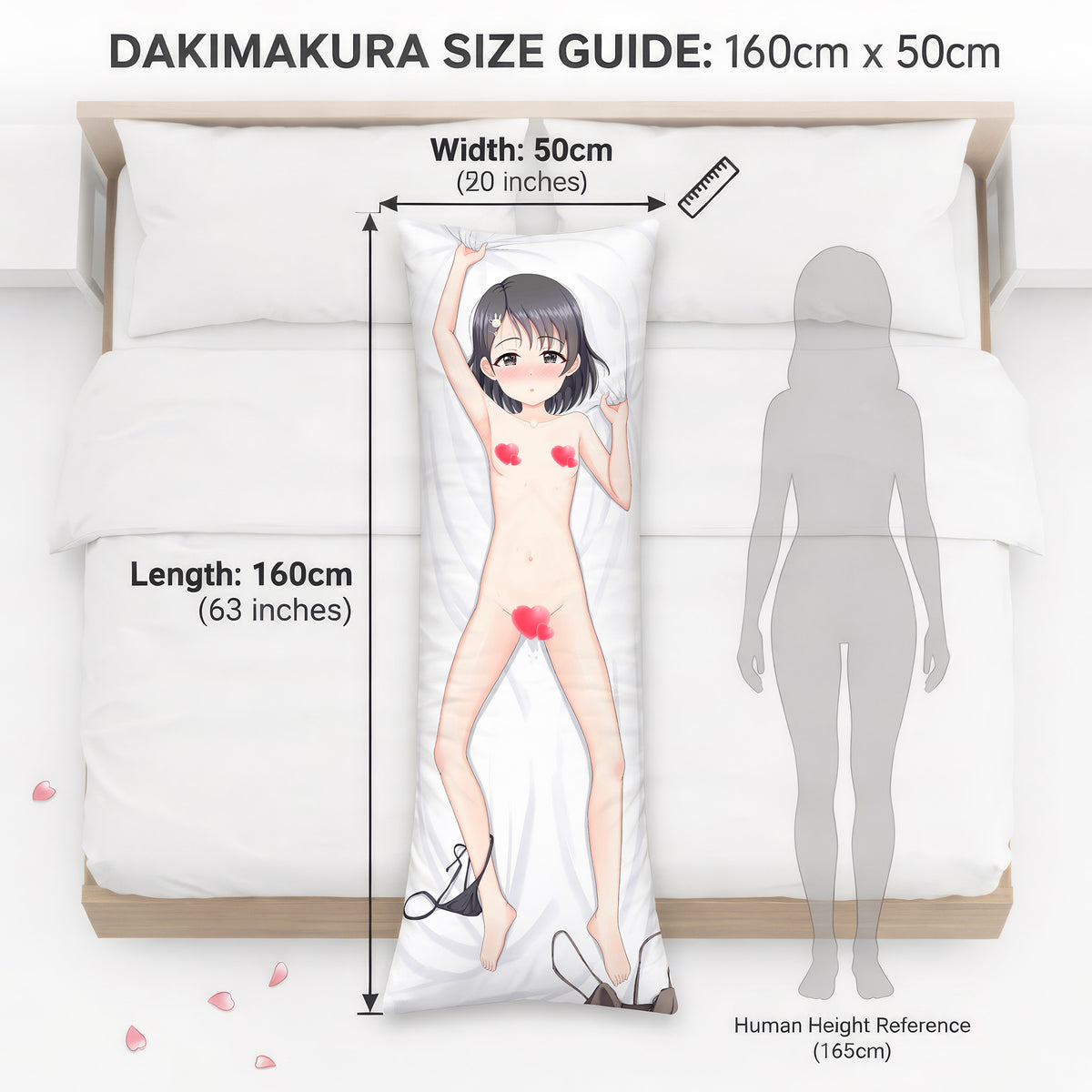 Sasaki Chie (Underwear Ver.) - Anime Pillowcase Fan-Art Edition